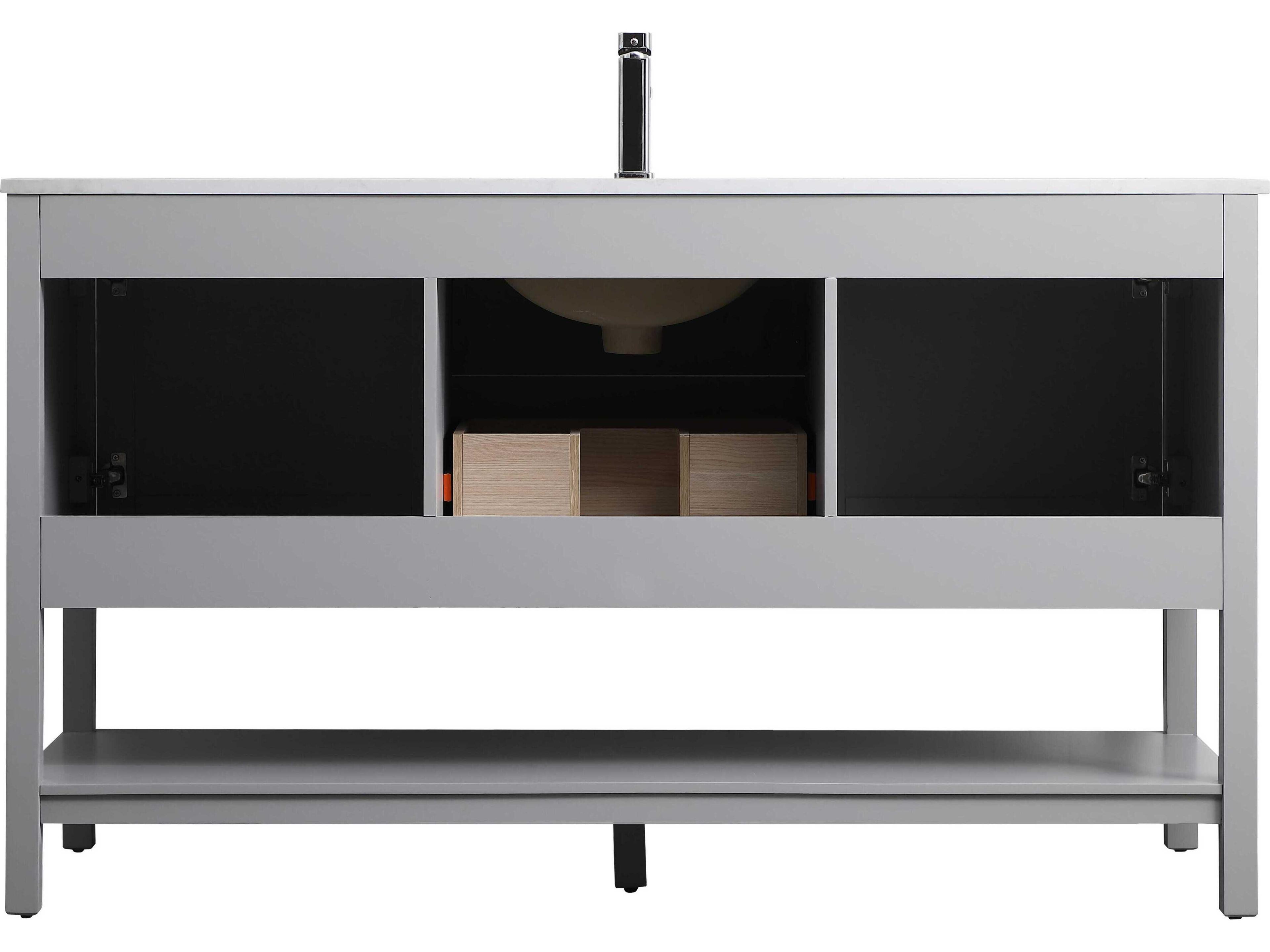 Elegant Lighting Heath Grey Vanity