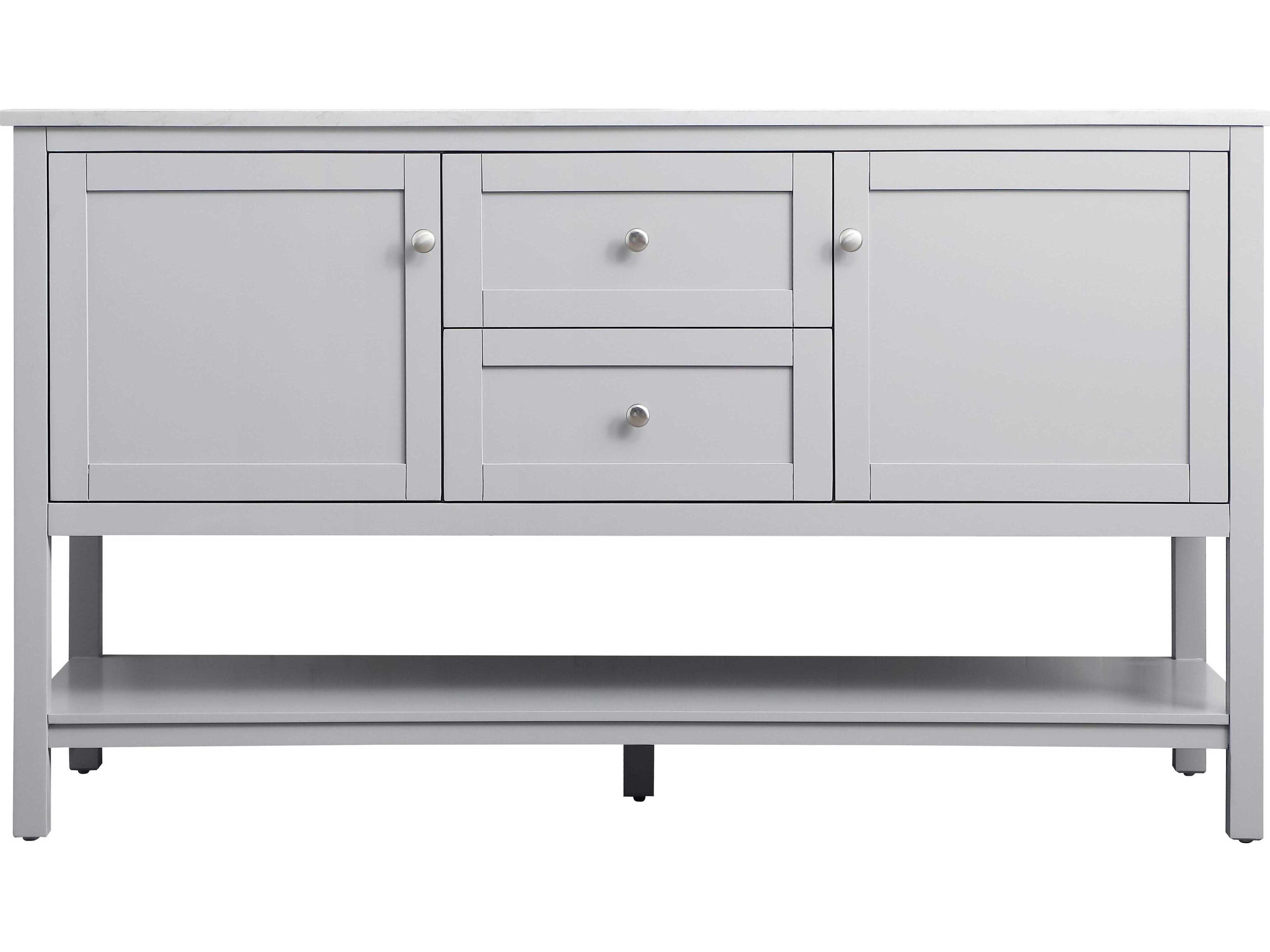 Elegant Lighting Heath Grey Vanity