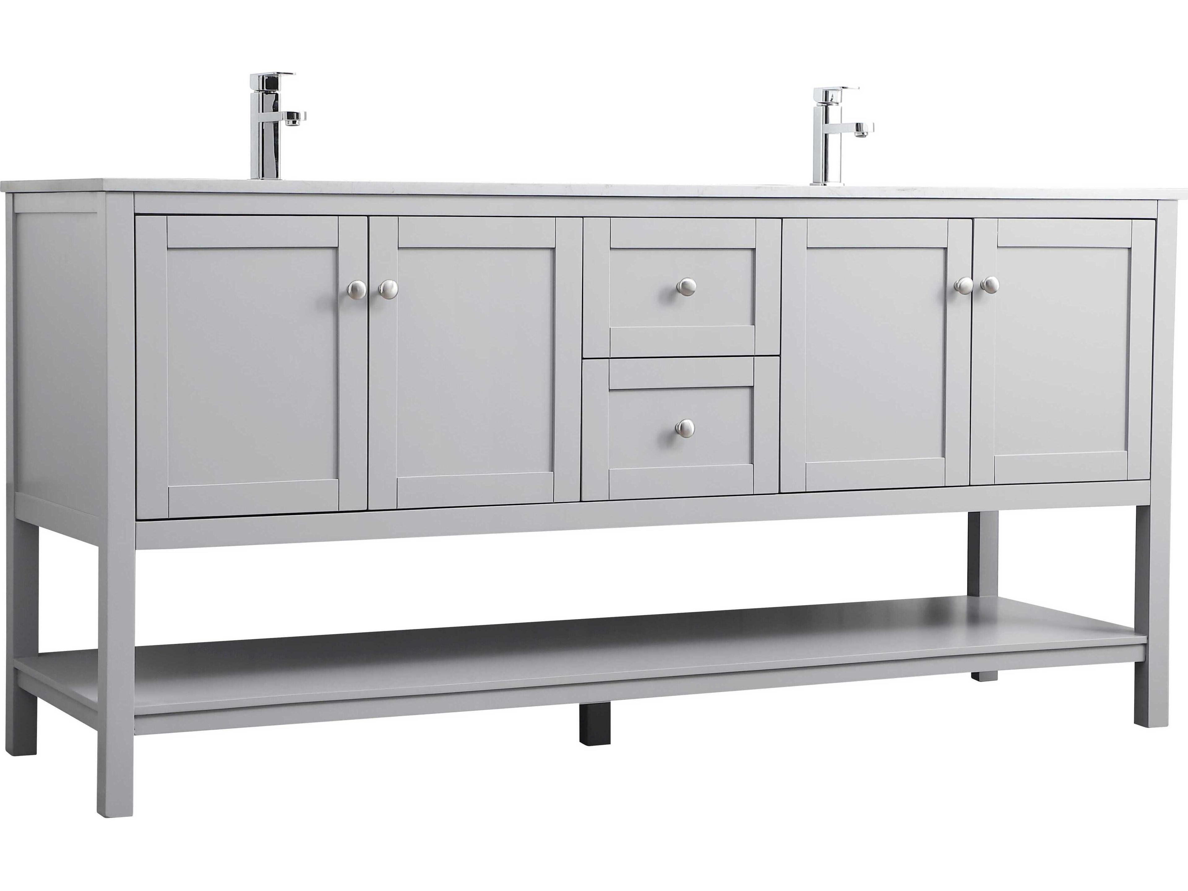 Elegant Lighting Heath Grey Vanity