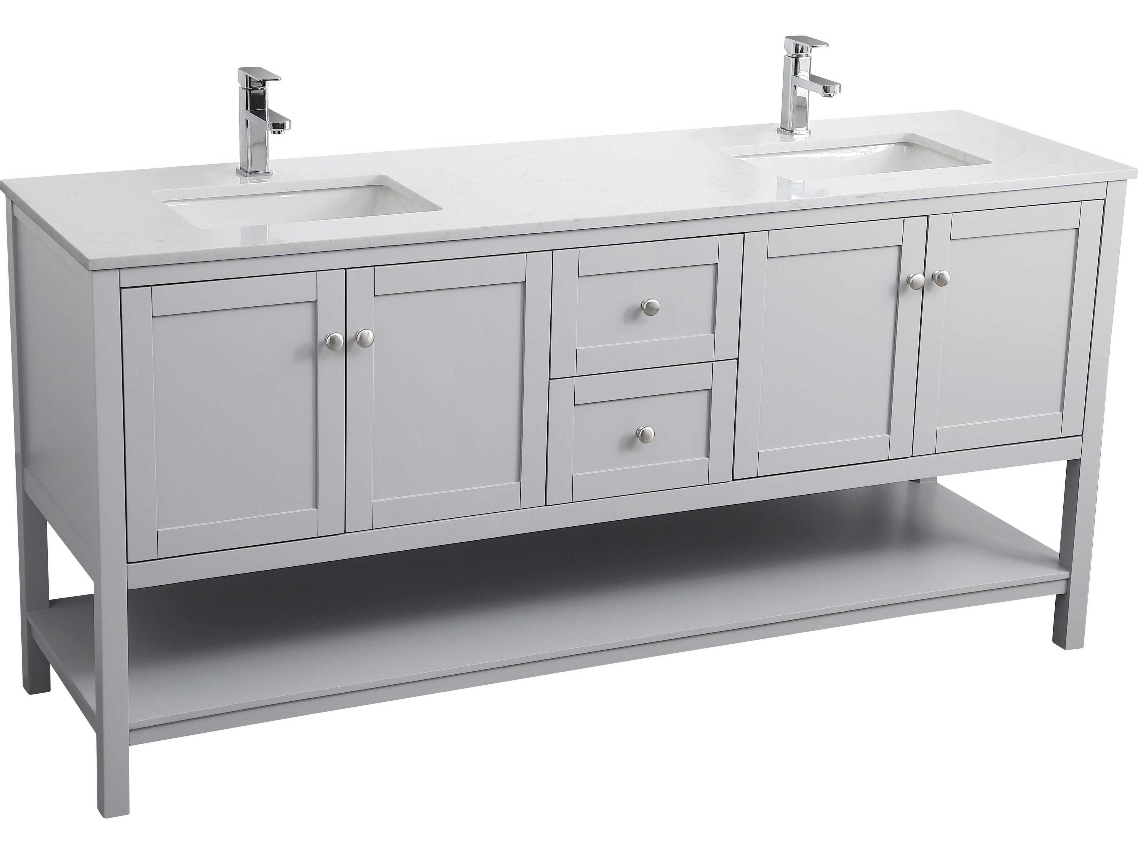 Elegant Lighting Heath Grey Vanity