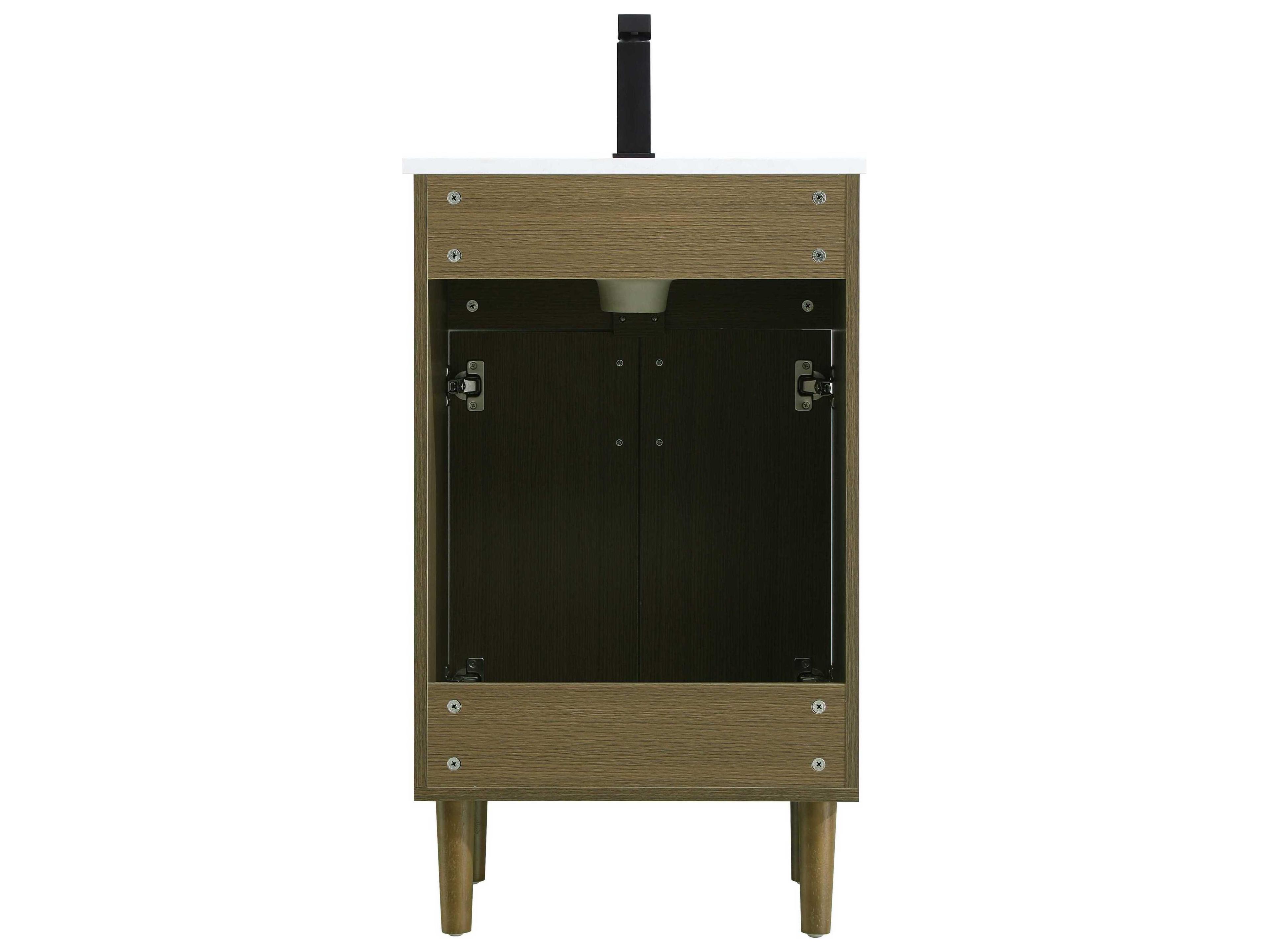 Elegant Lighting Chandler Chestnut Brown 20" Vanity