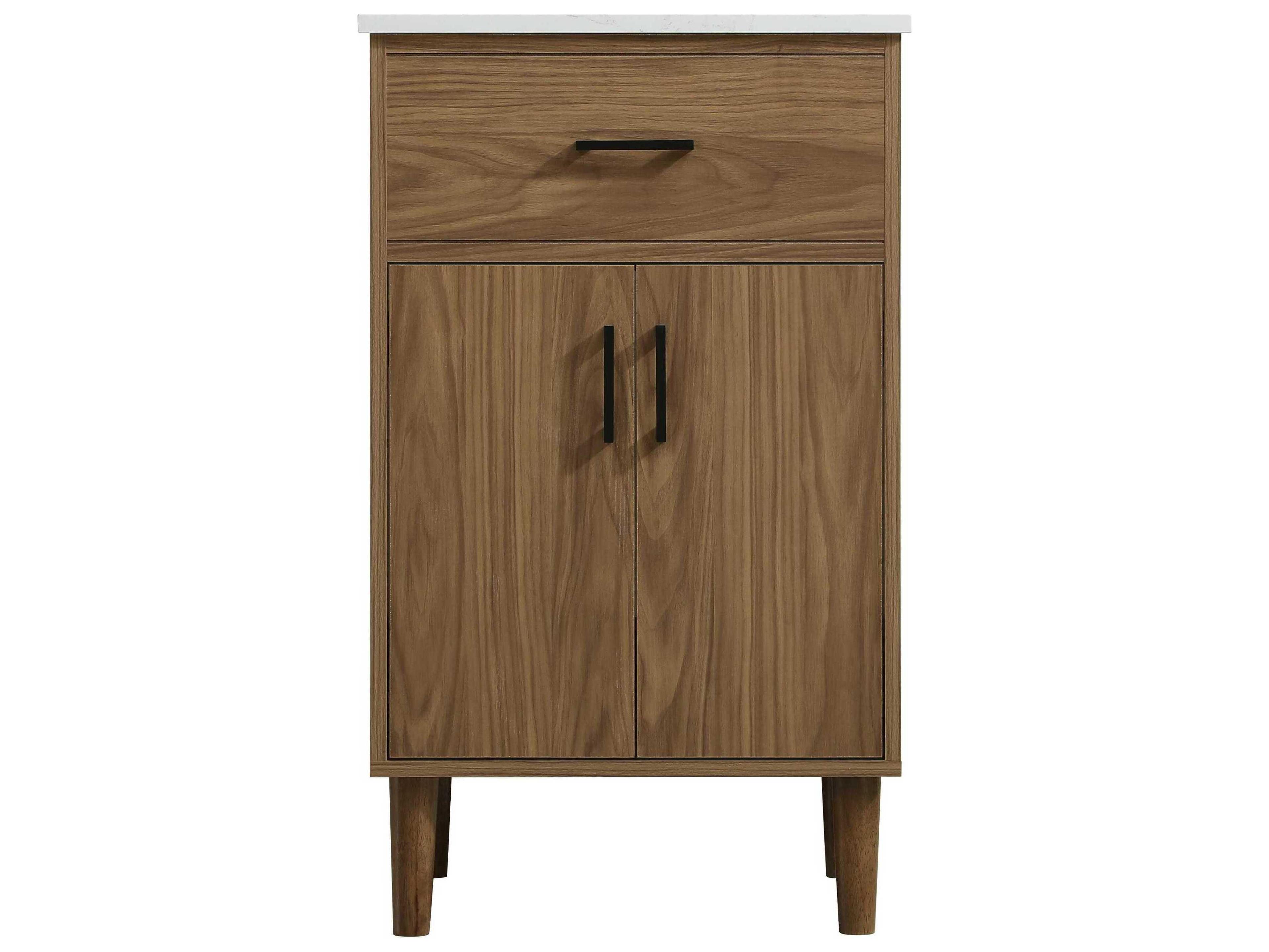 Elegant Lighting Chandler Walnut Brown 20" Vanity