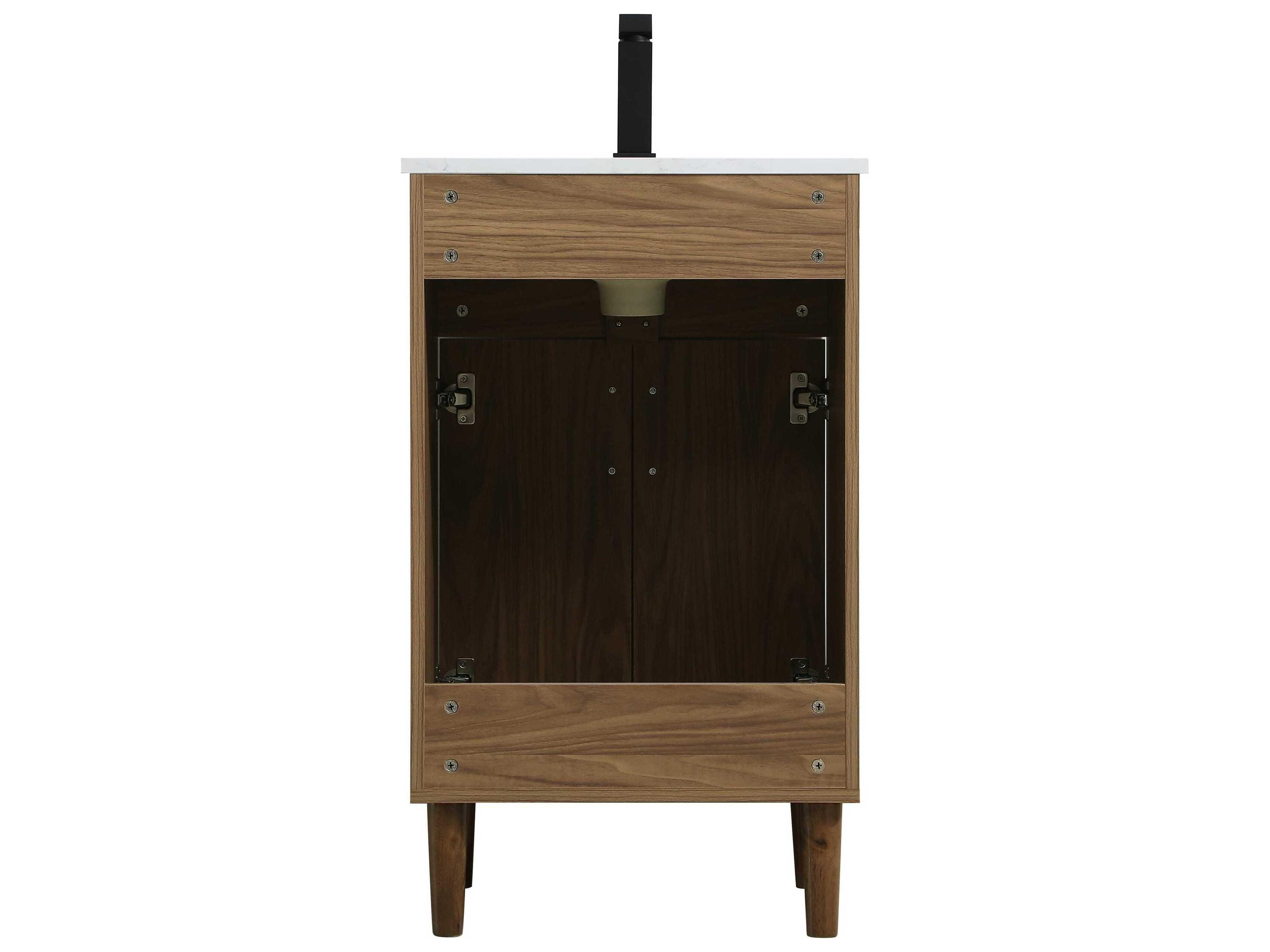 Elegant Lighting Chandler Walnut Brown 20" Vanity