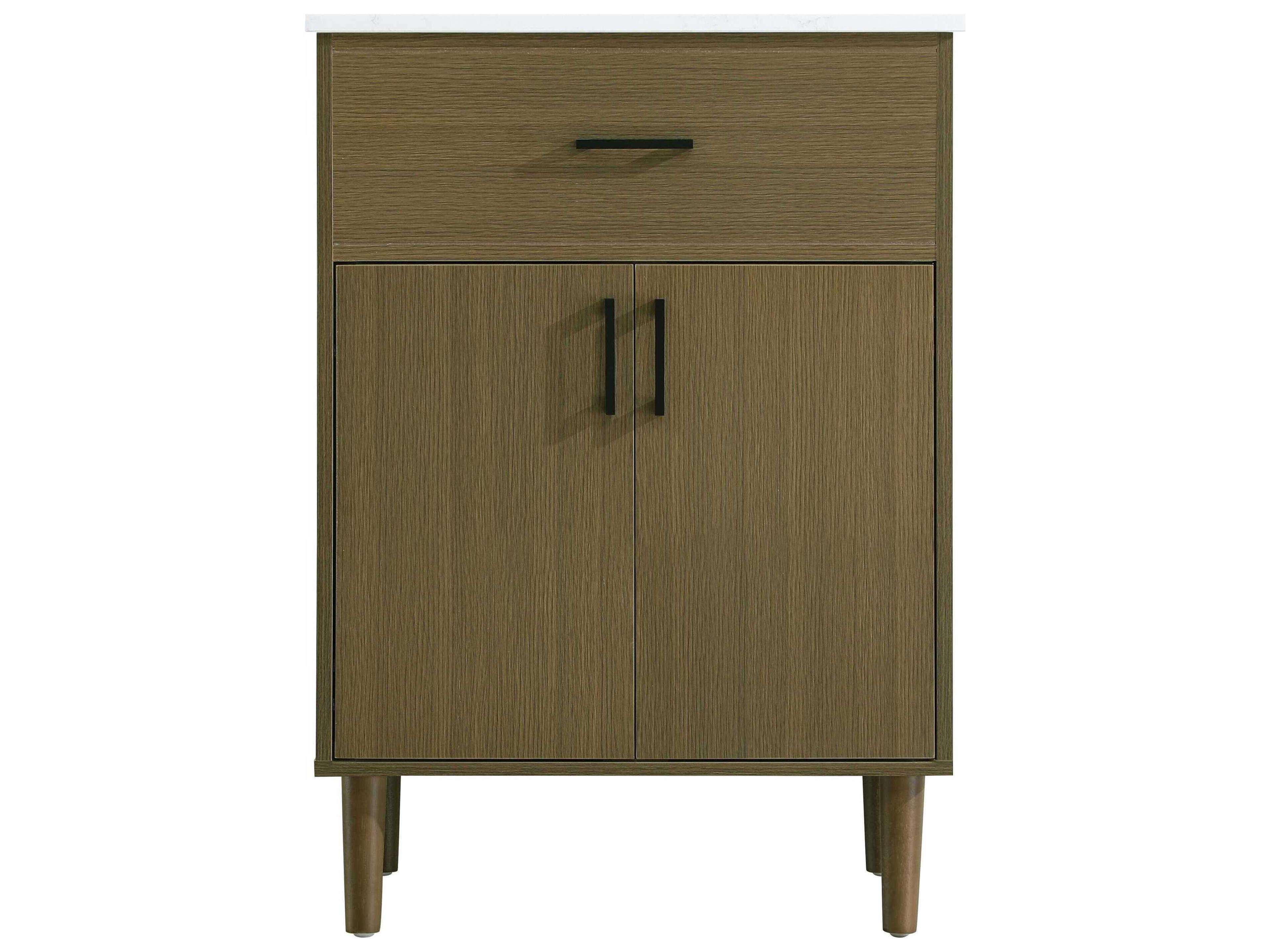 Elegant Lighting Chandler Chestnut Brown 24" Vanity