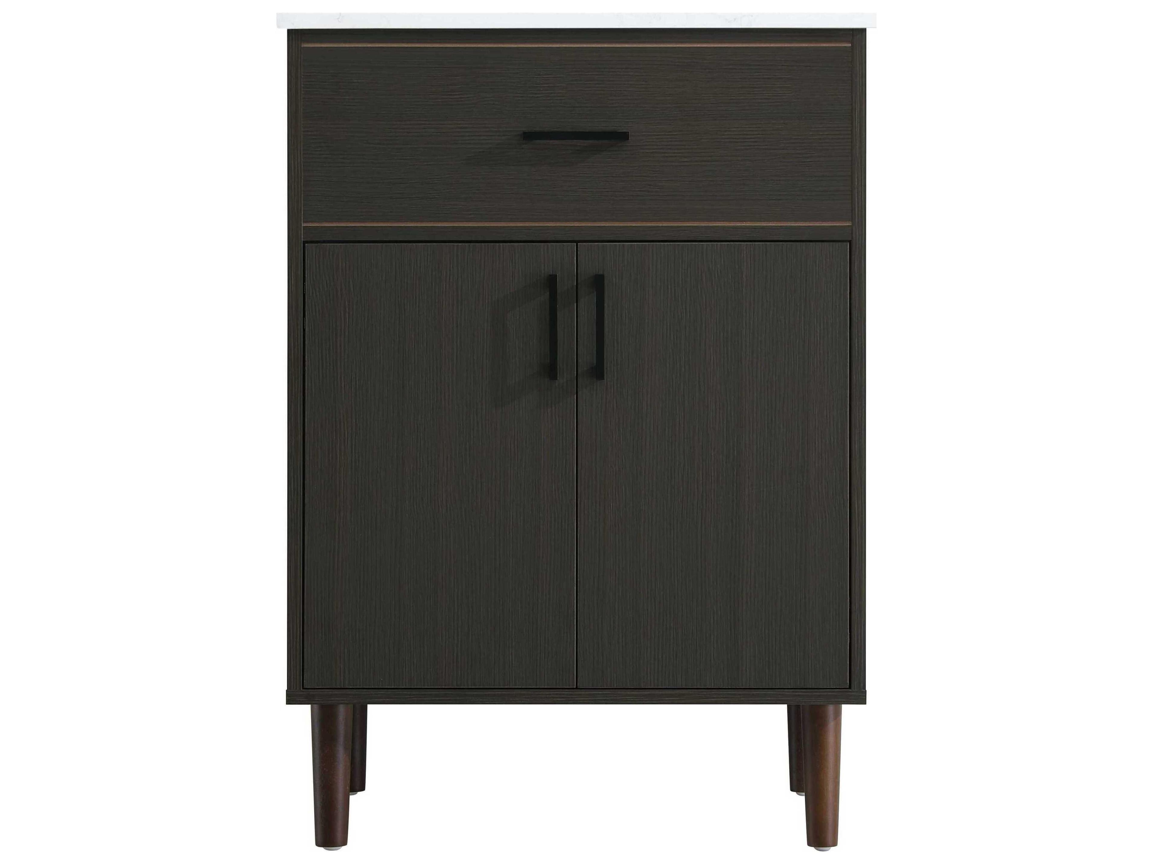 Elegant Lighting Chandler Mocha Brown 24" Vanity