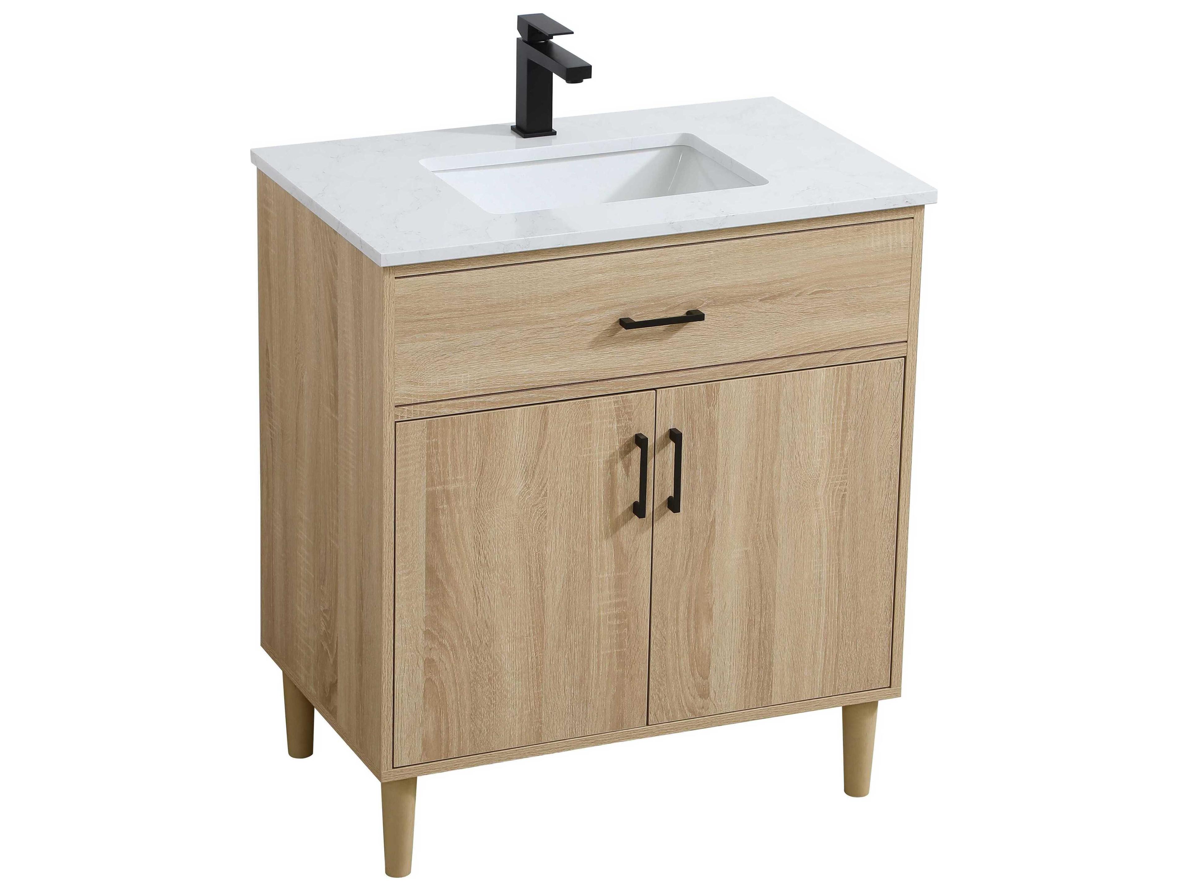 Elegant Lighting Chandler Mango Wood 30" Vanity