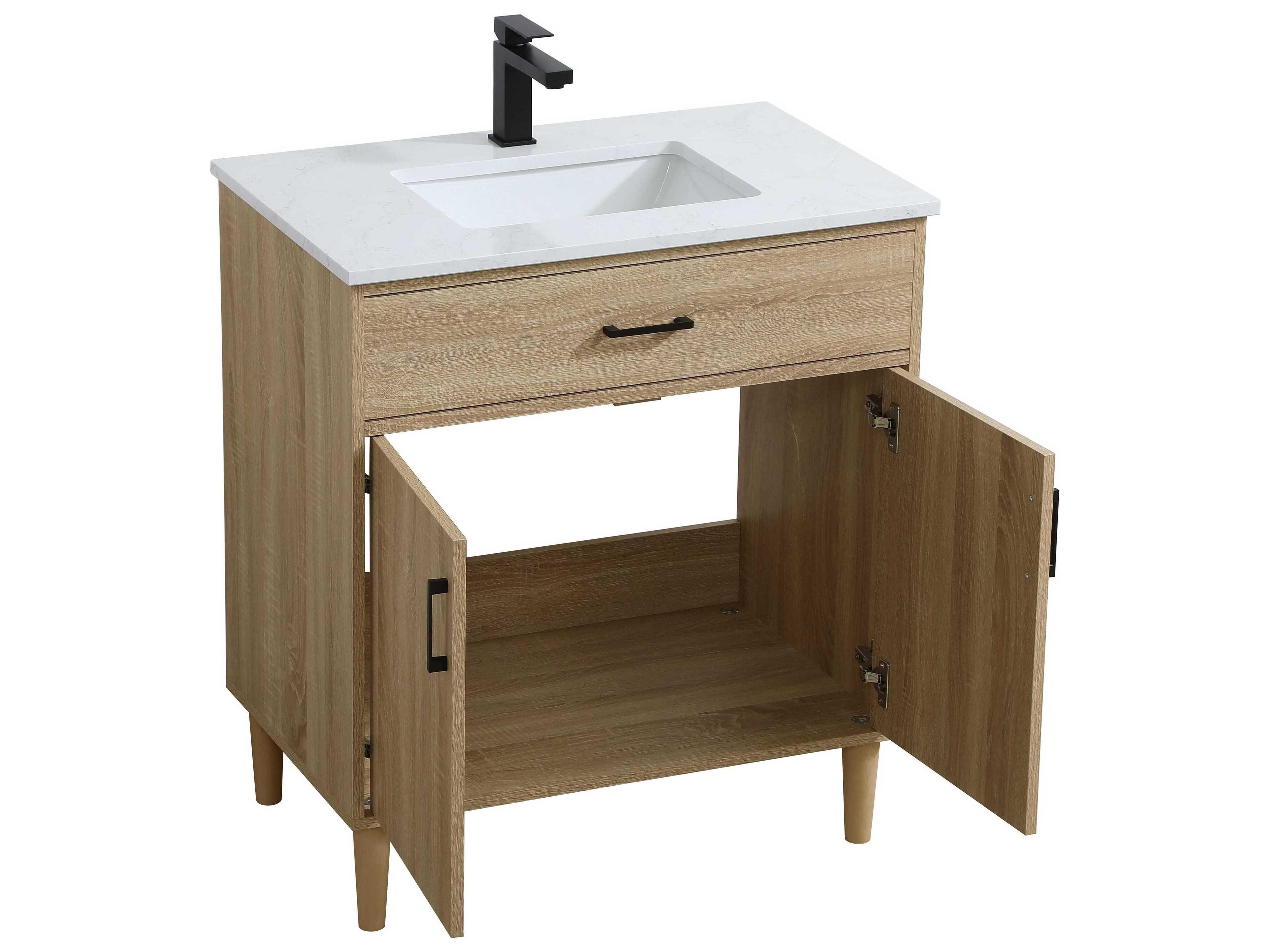 Elegant Lighting Chandler Mango Wood 30" Vanity