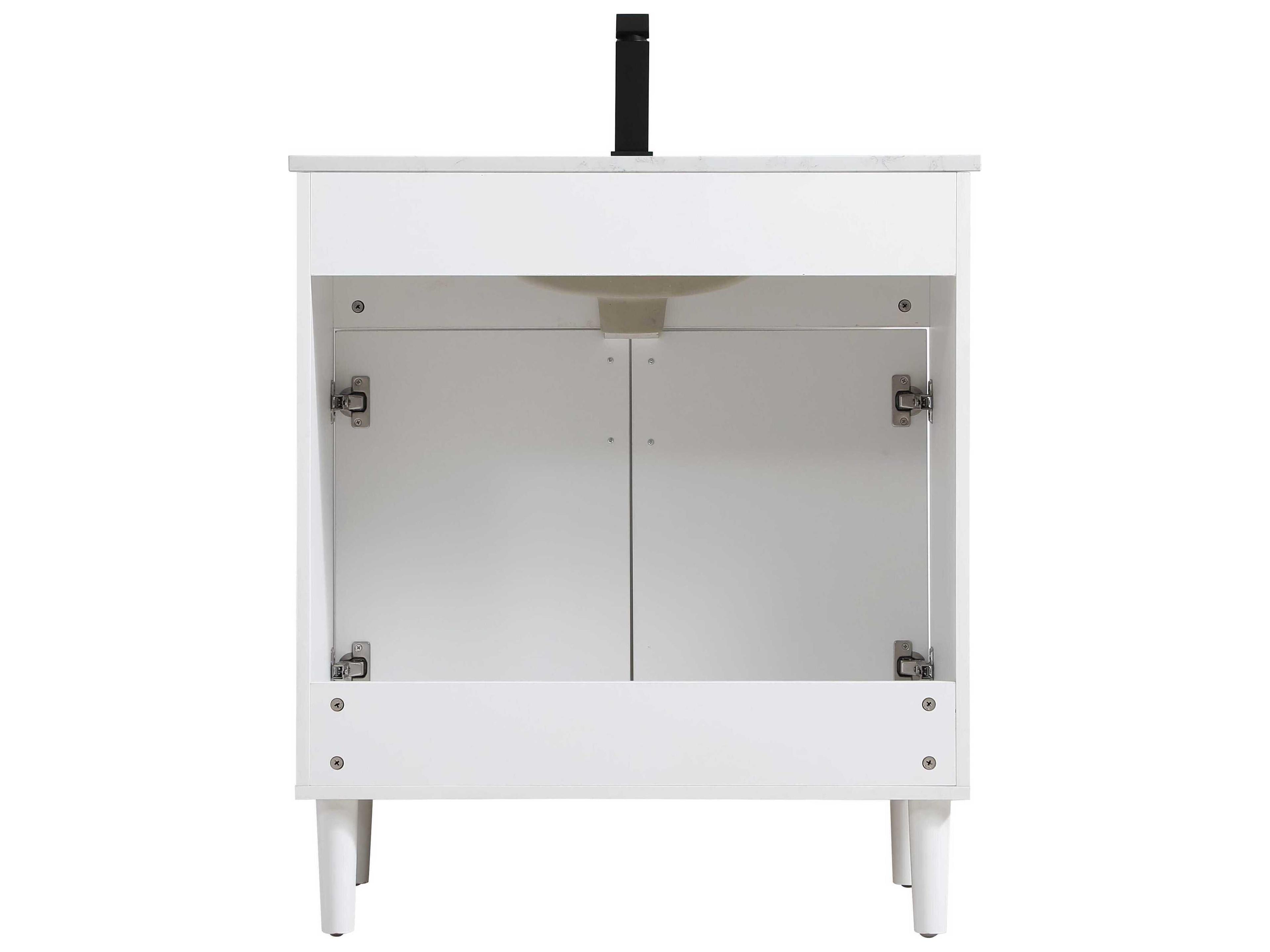 Elegant Lighting Chandler White 30" Vanity