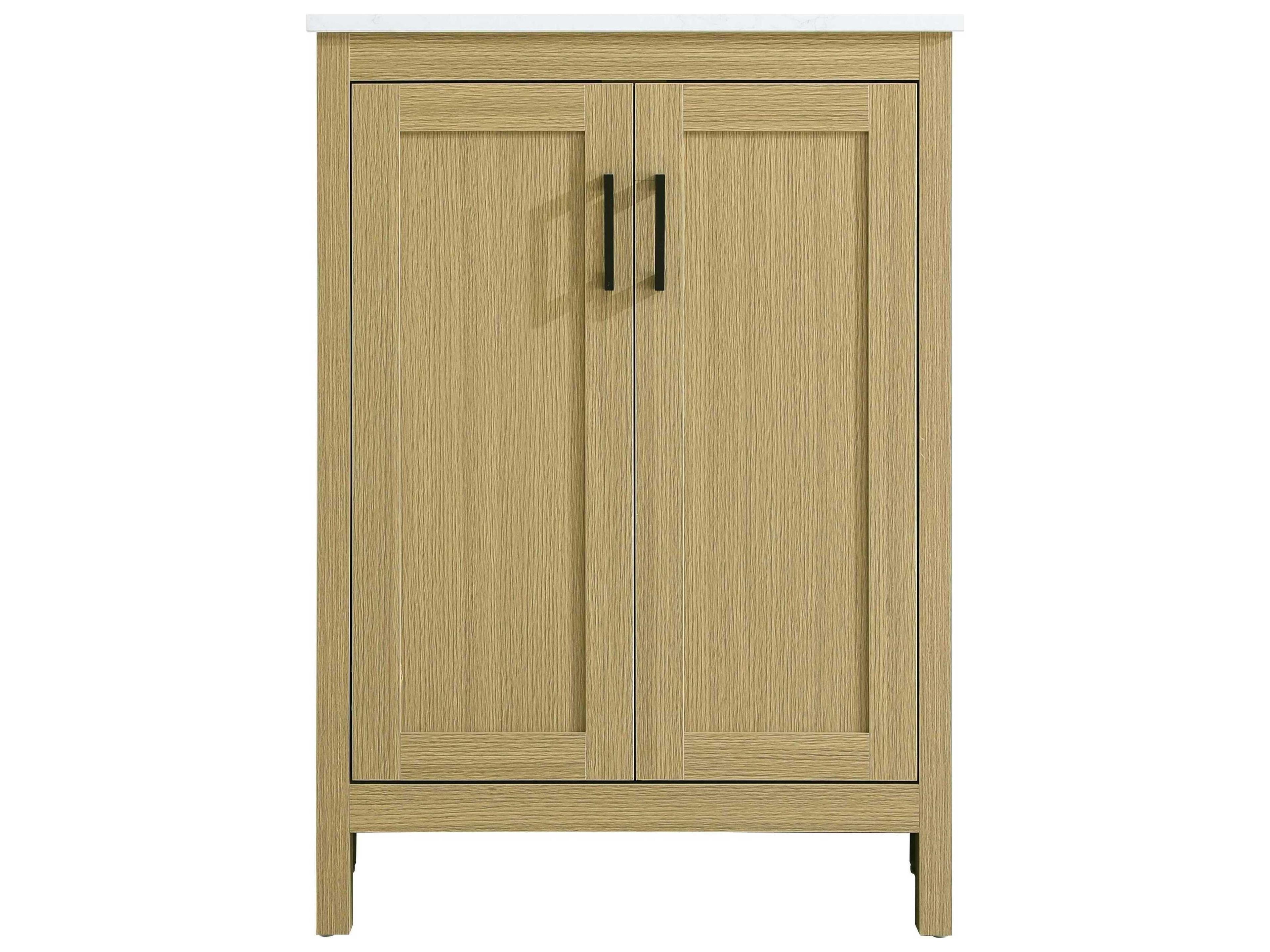 Elegant Lighting Finnley Honey Brown 24" Vanity