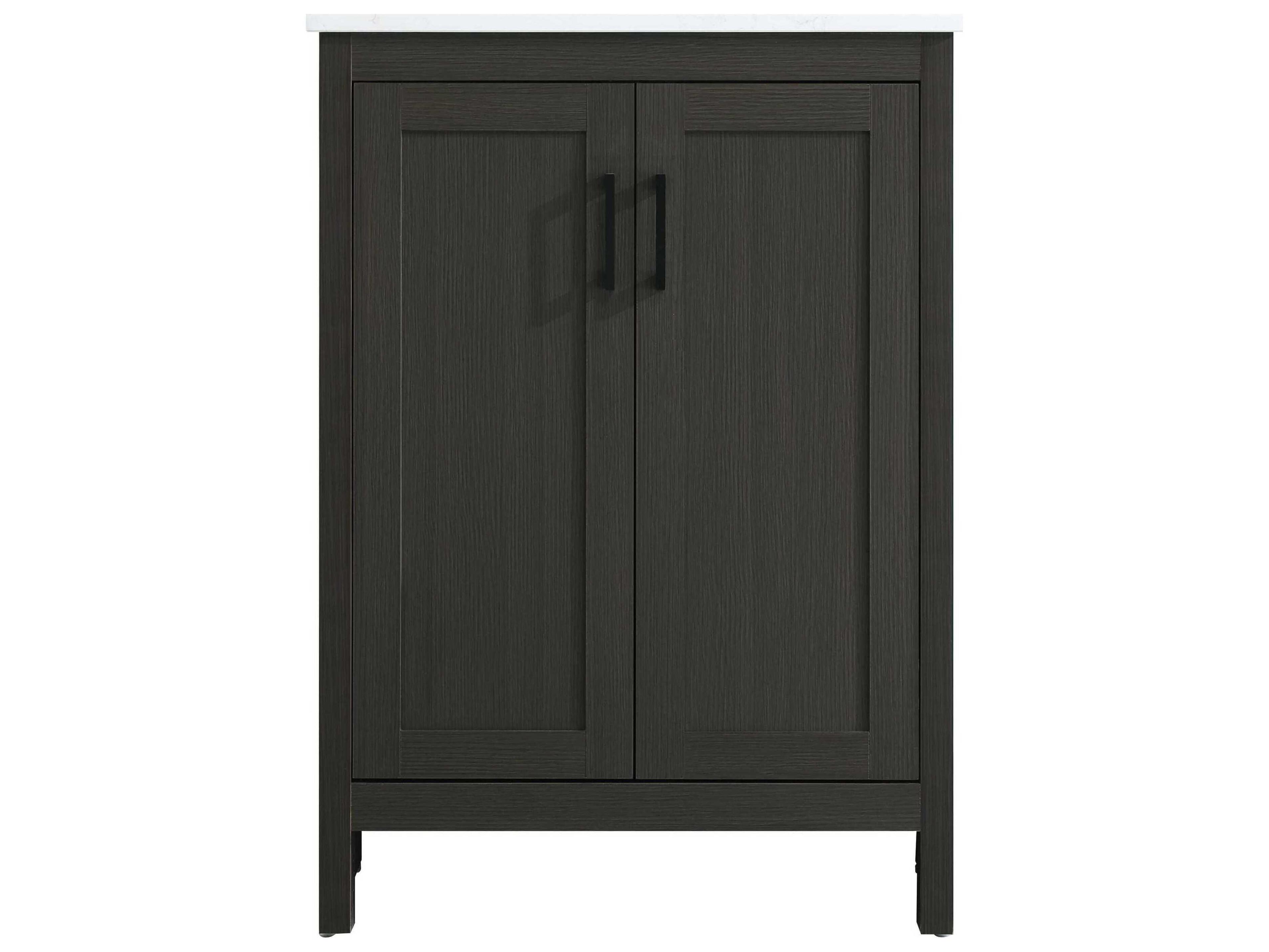 Elegant Lighting Finnley Mocha Brown 24" Vanity