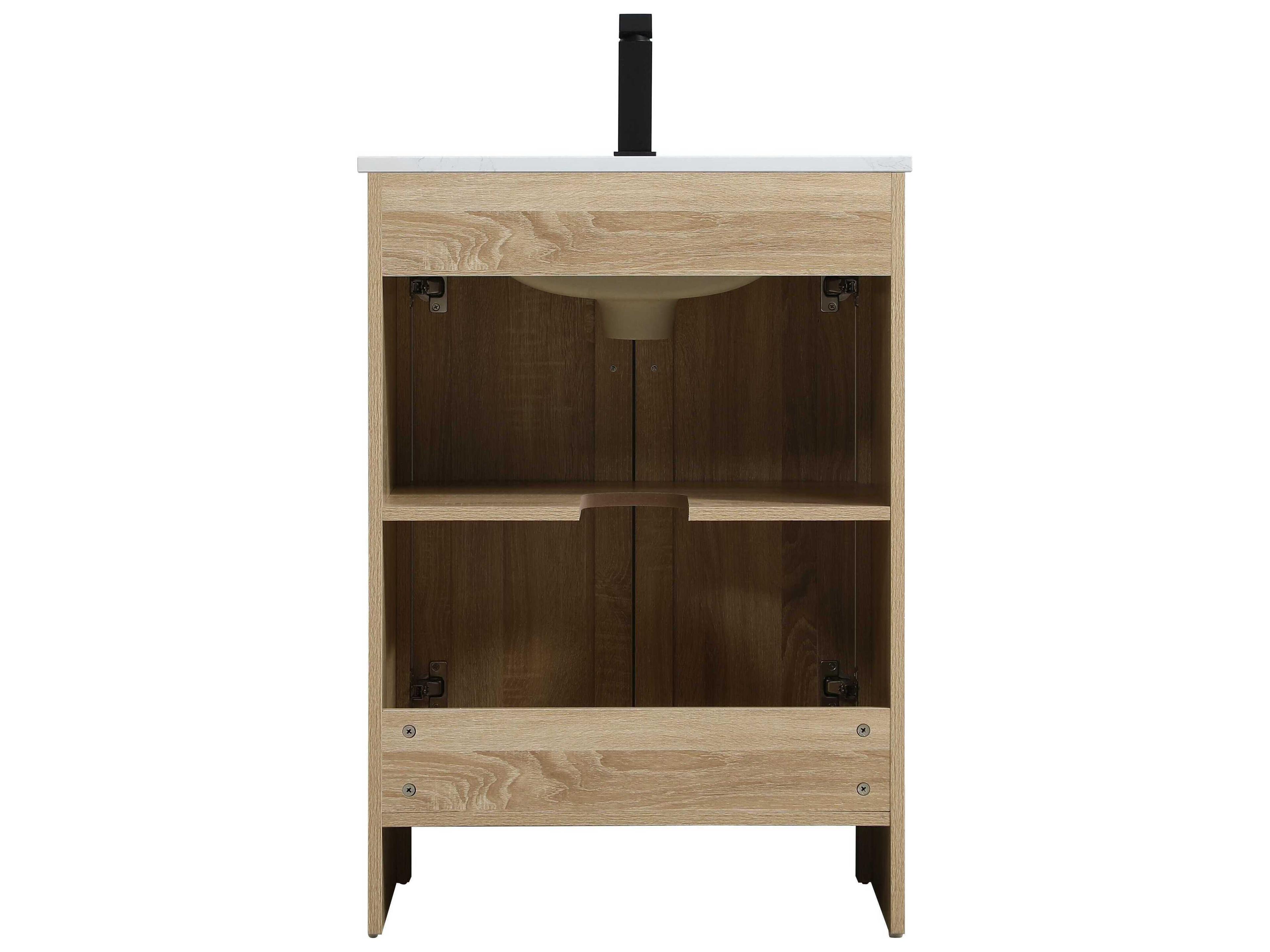 Elegant Lighting Finnley Mango Wood 24" Vanity