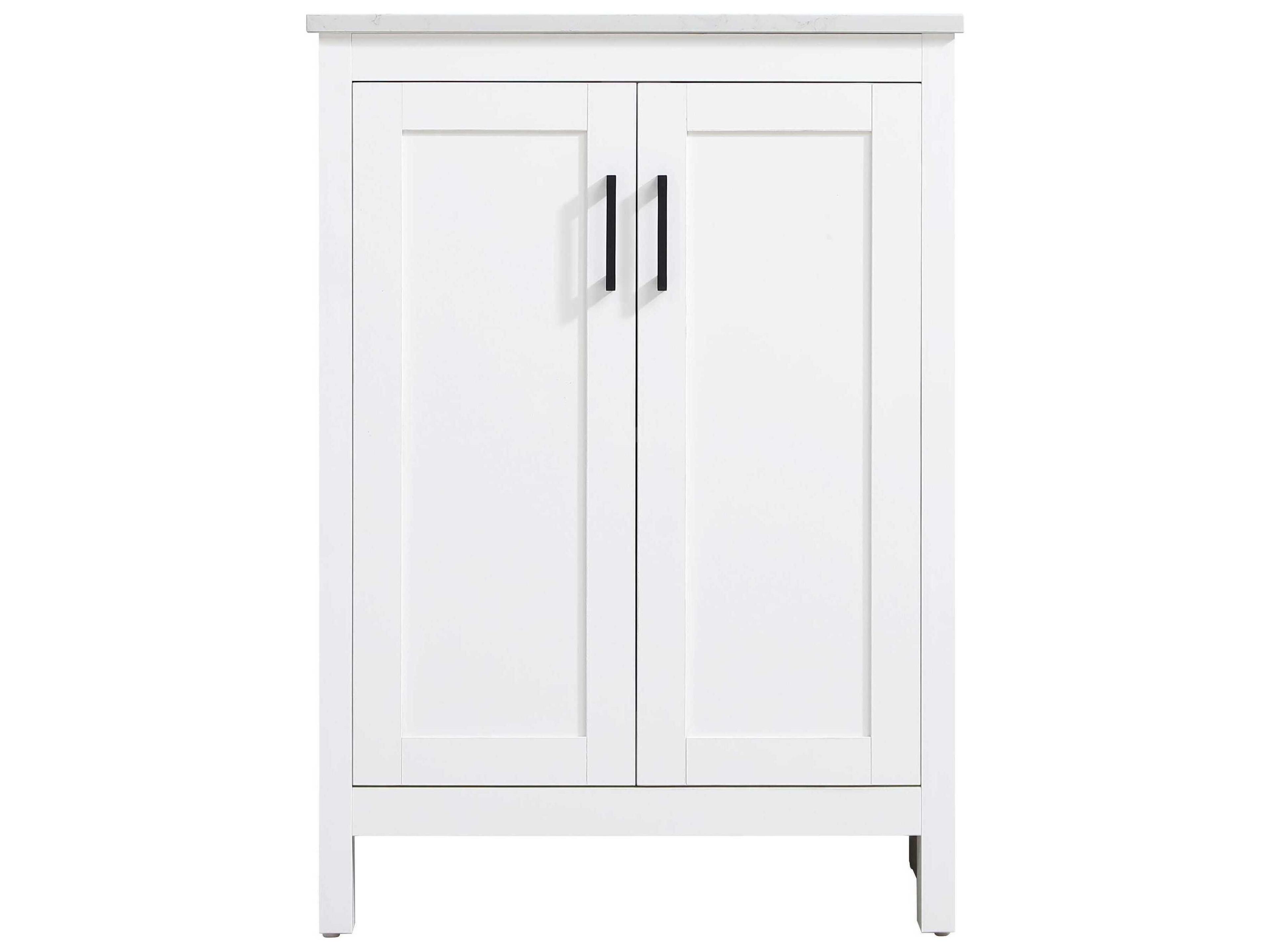 Elegant Lighting Finnley White 24" Vanity