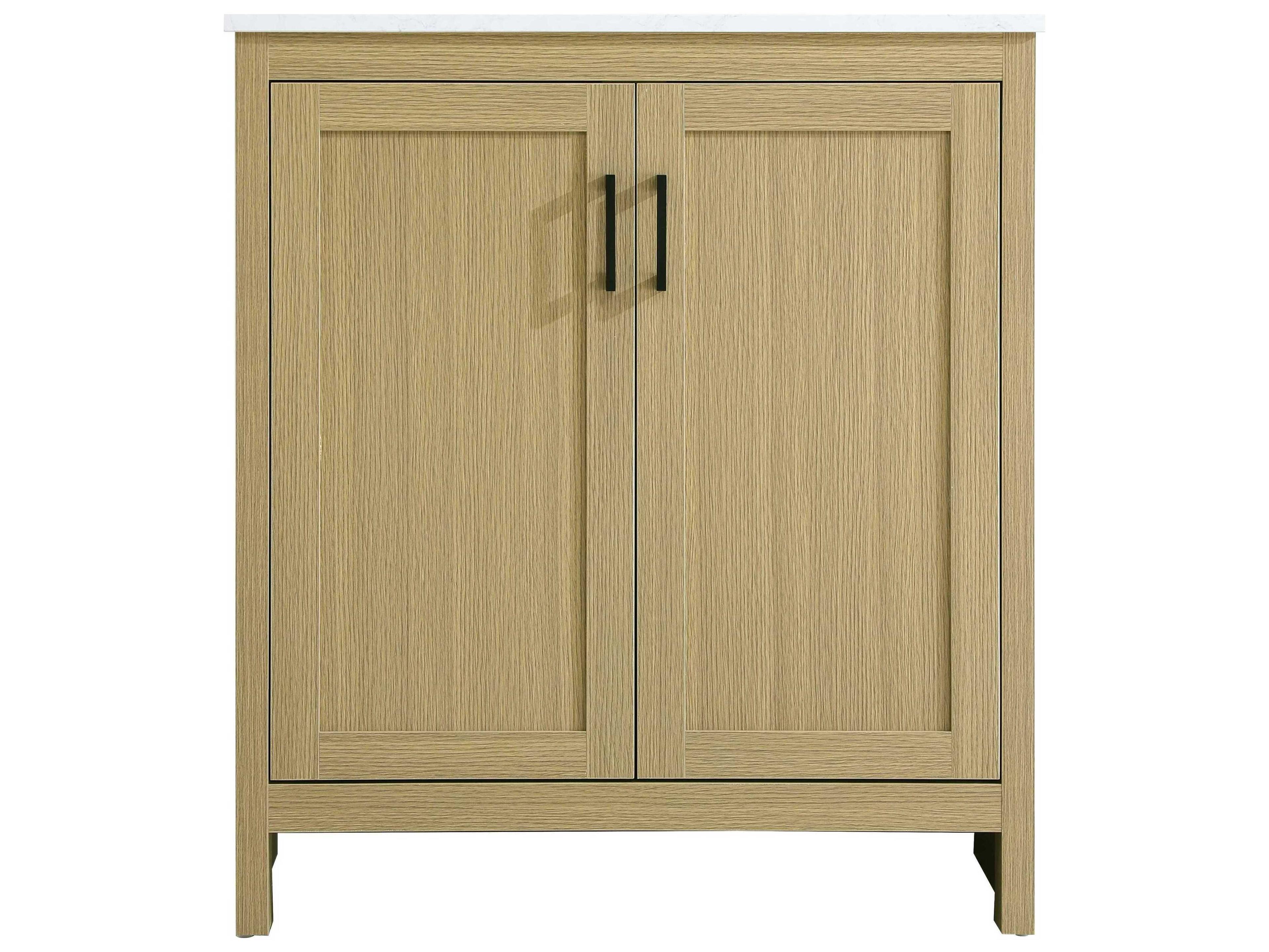 Elegant Lighting Finnley Honey Brown 30" Vanity