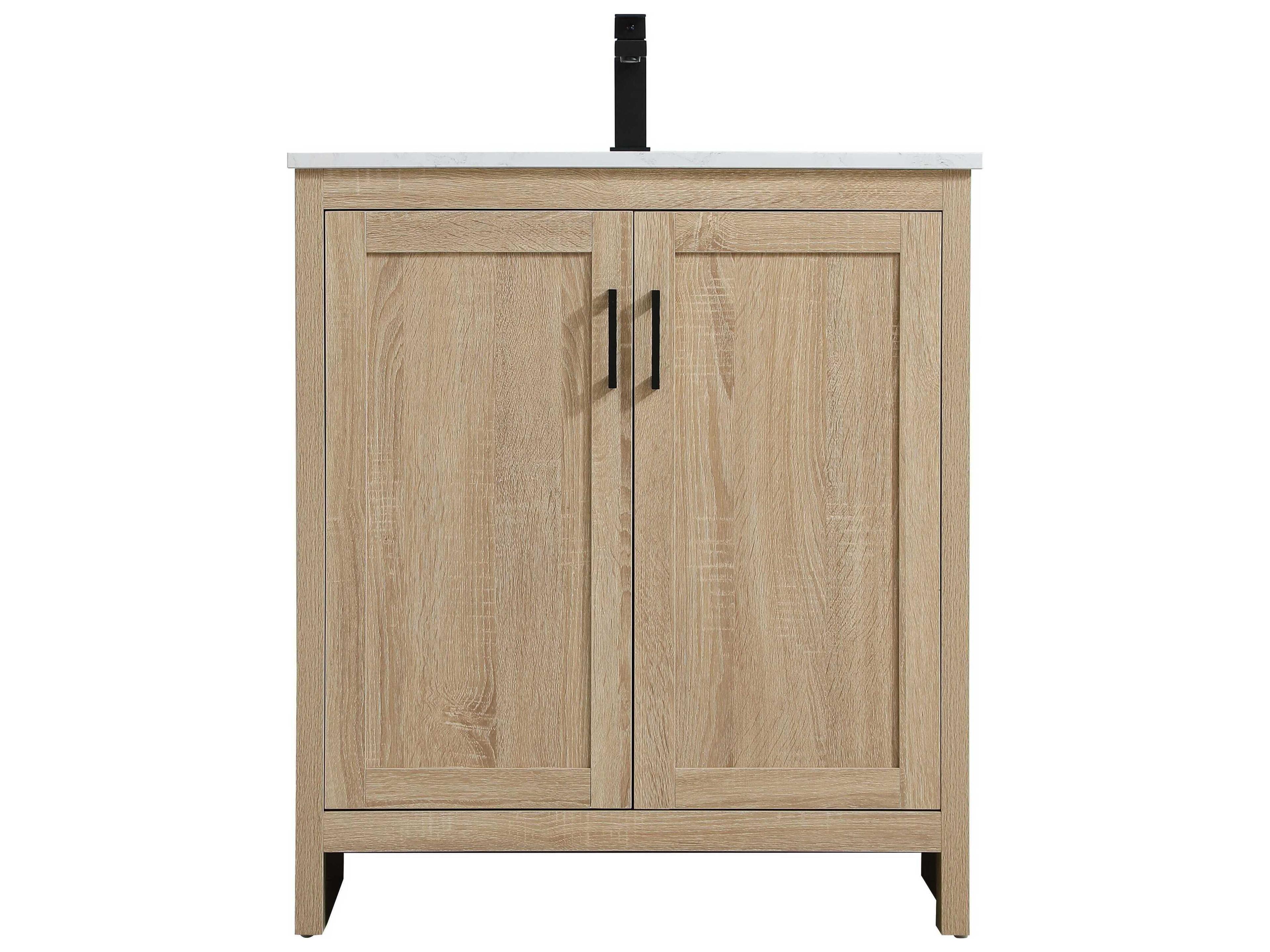 Elegant Lighting Finnley Mango Wood 30" Vanity