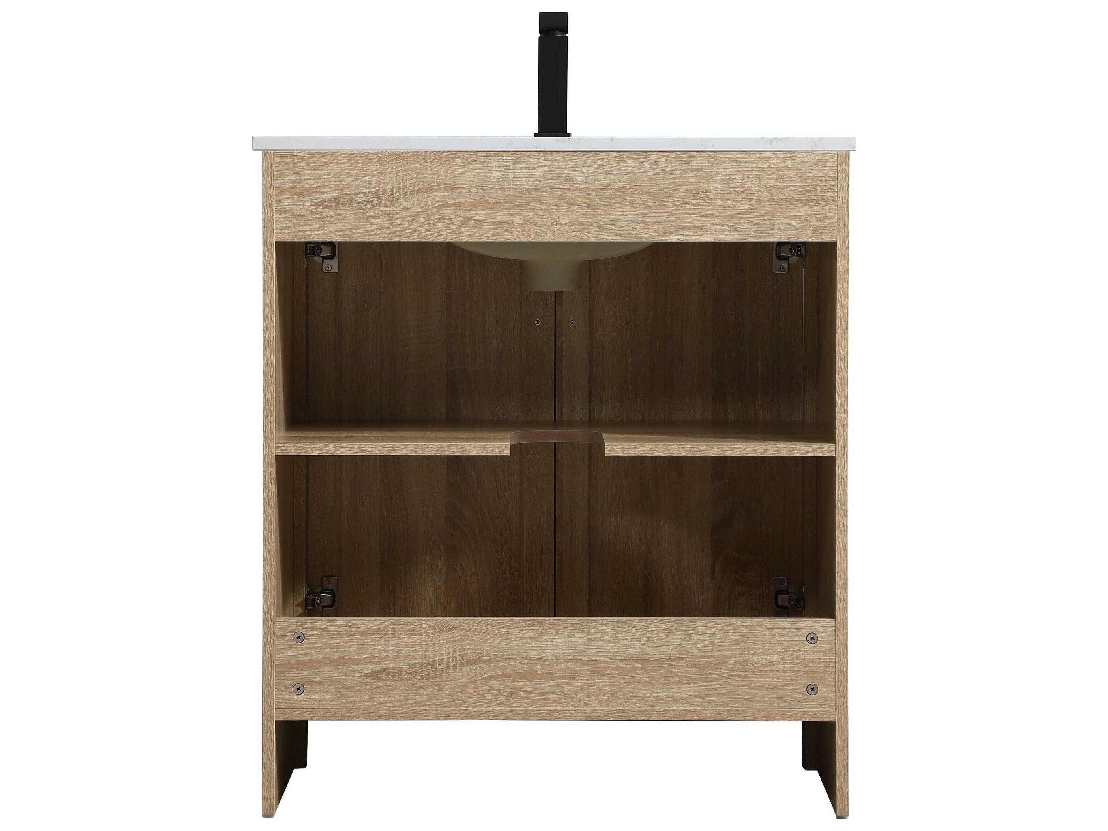 Elegant Lighting Finnley Mango Wood 30" Vanity