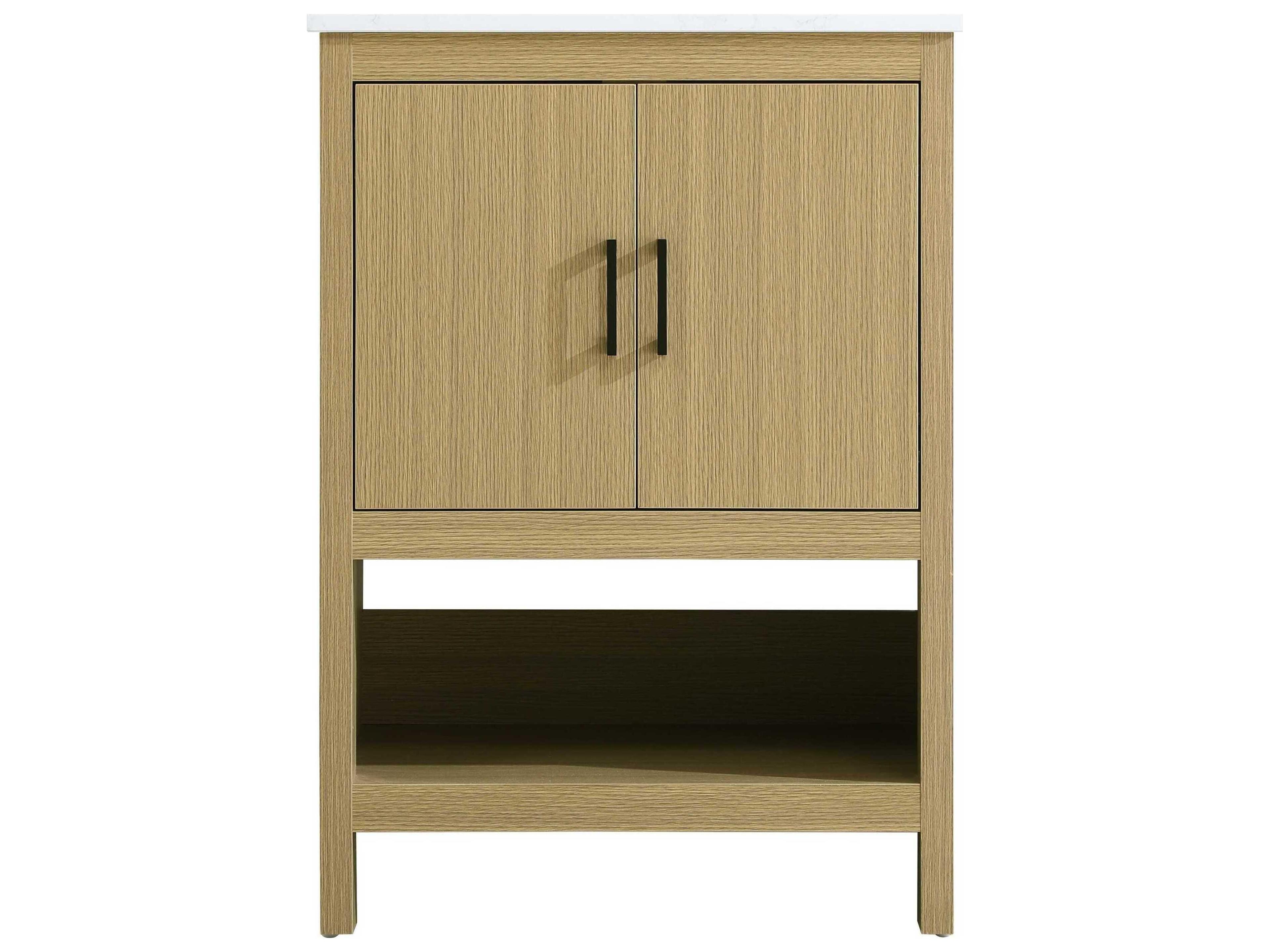 Elegant Lighting Ira Honey Brown 24" Vanity