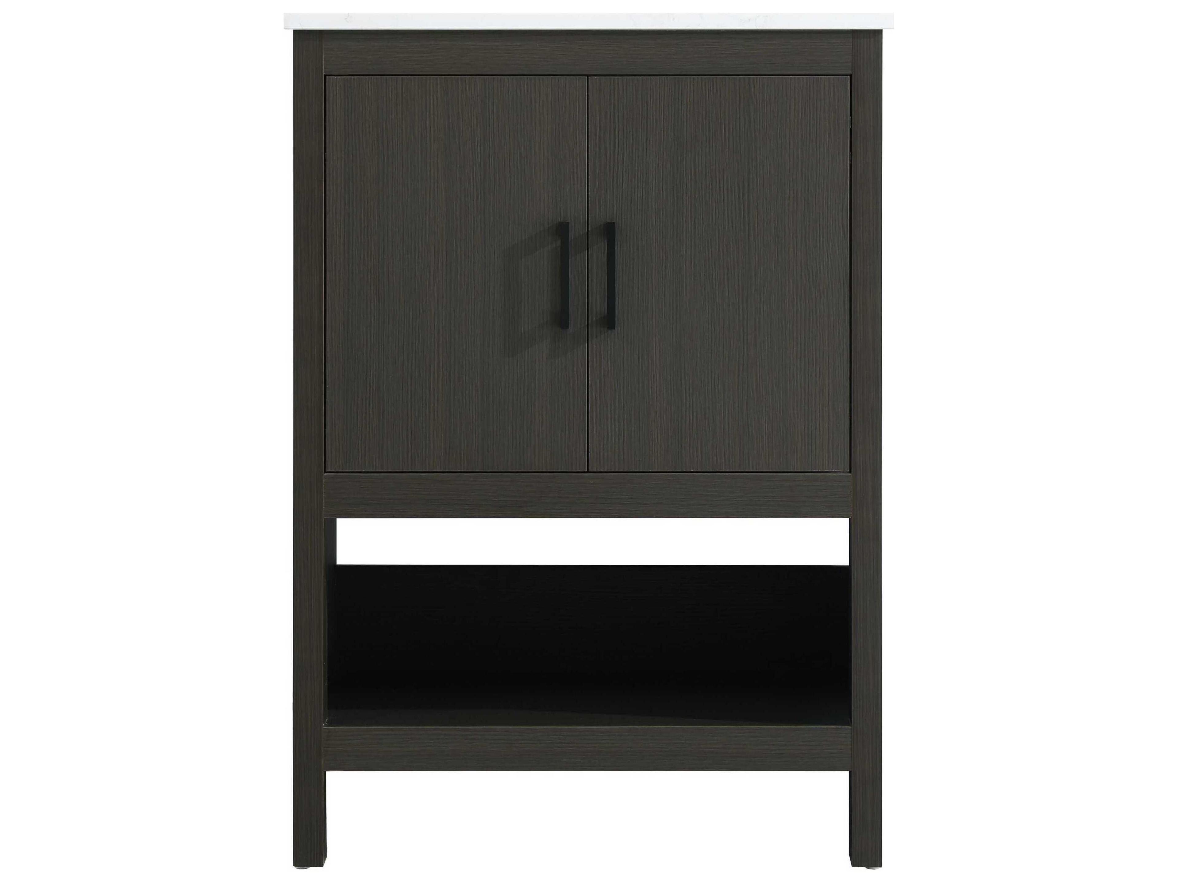 Elegant Lighting Ira Mocha Brown 24" Vanity