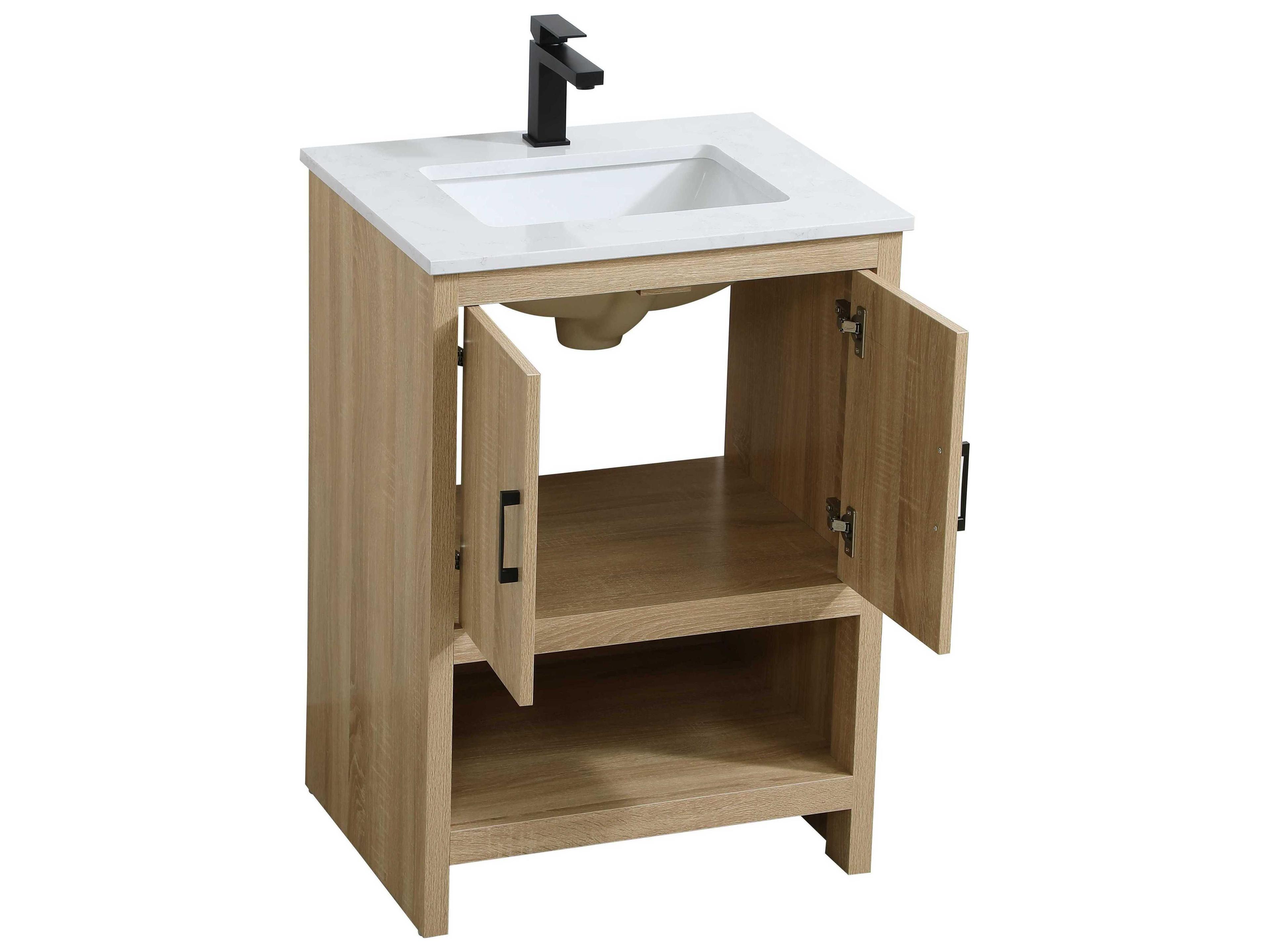 Elegant Lighting Ira Mango Wood 24" Vanity