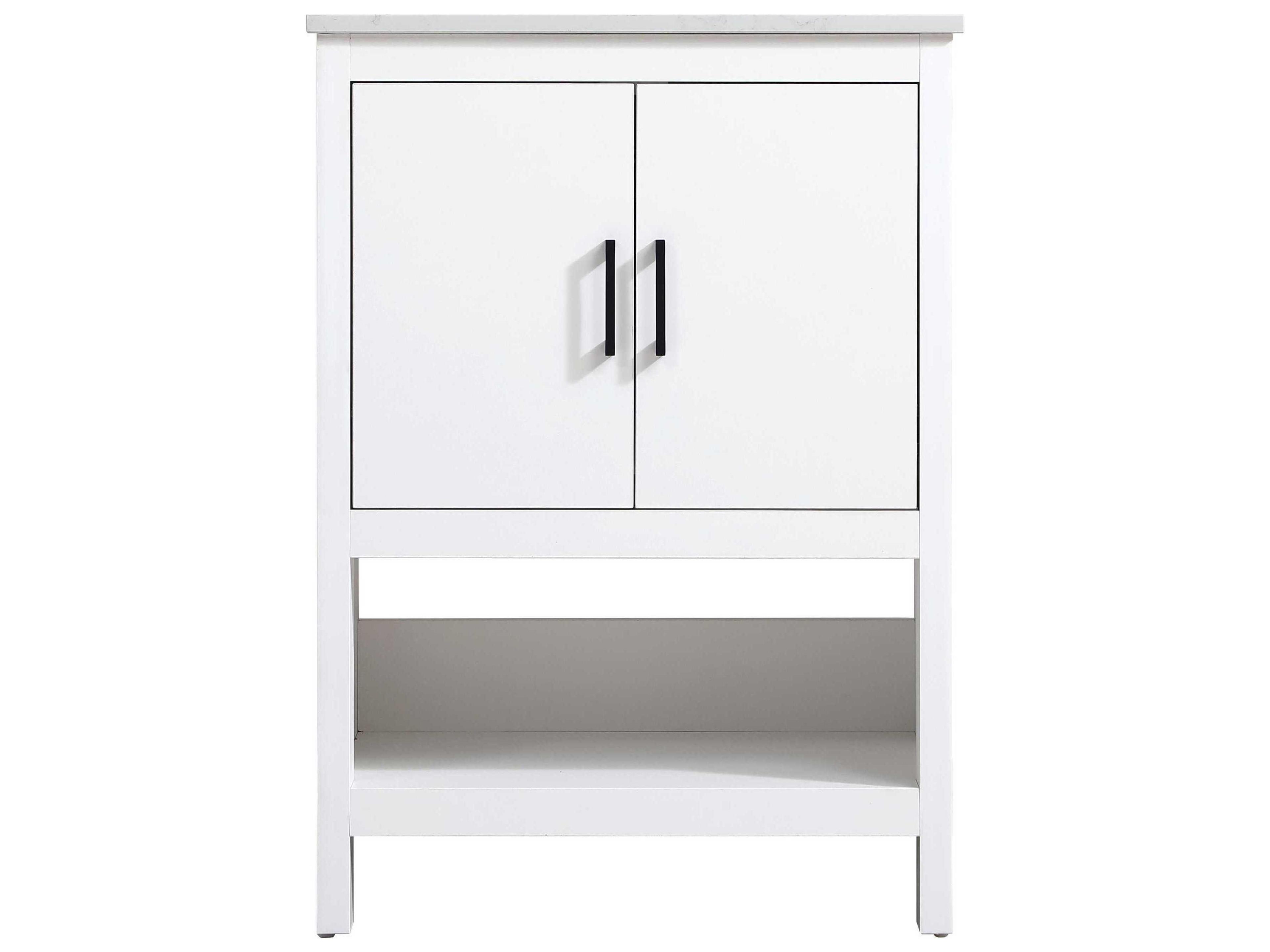 Elegant Lighting Ira White 24" Vanity