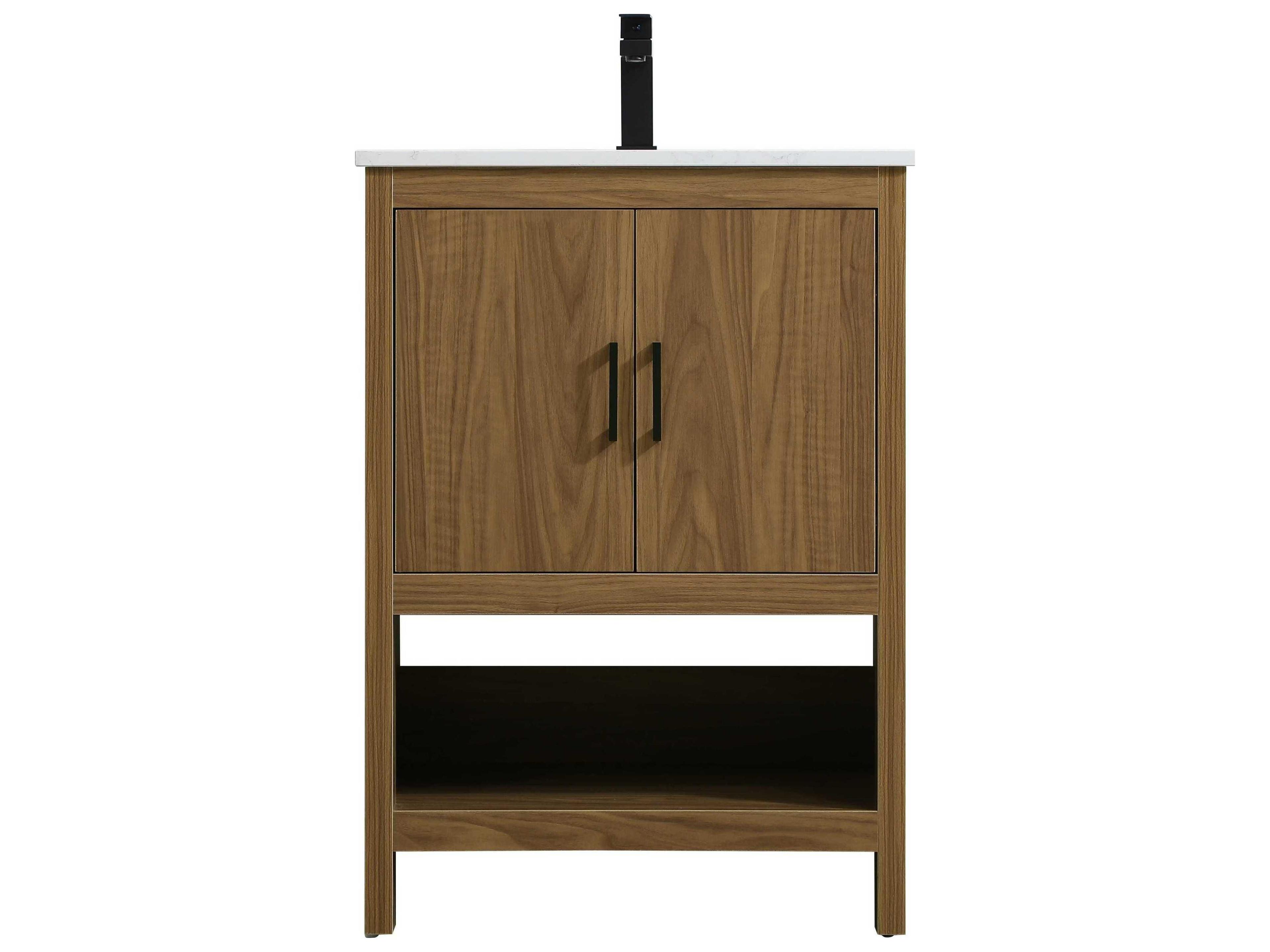 Ira Walnut Brown 24" Vanity