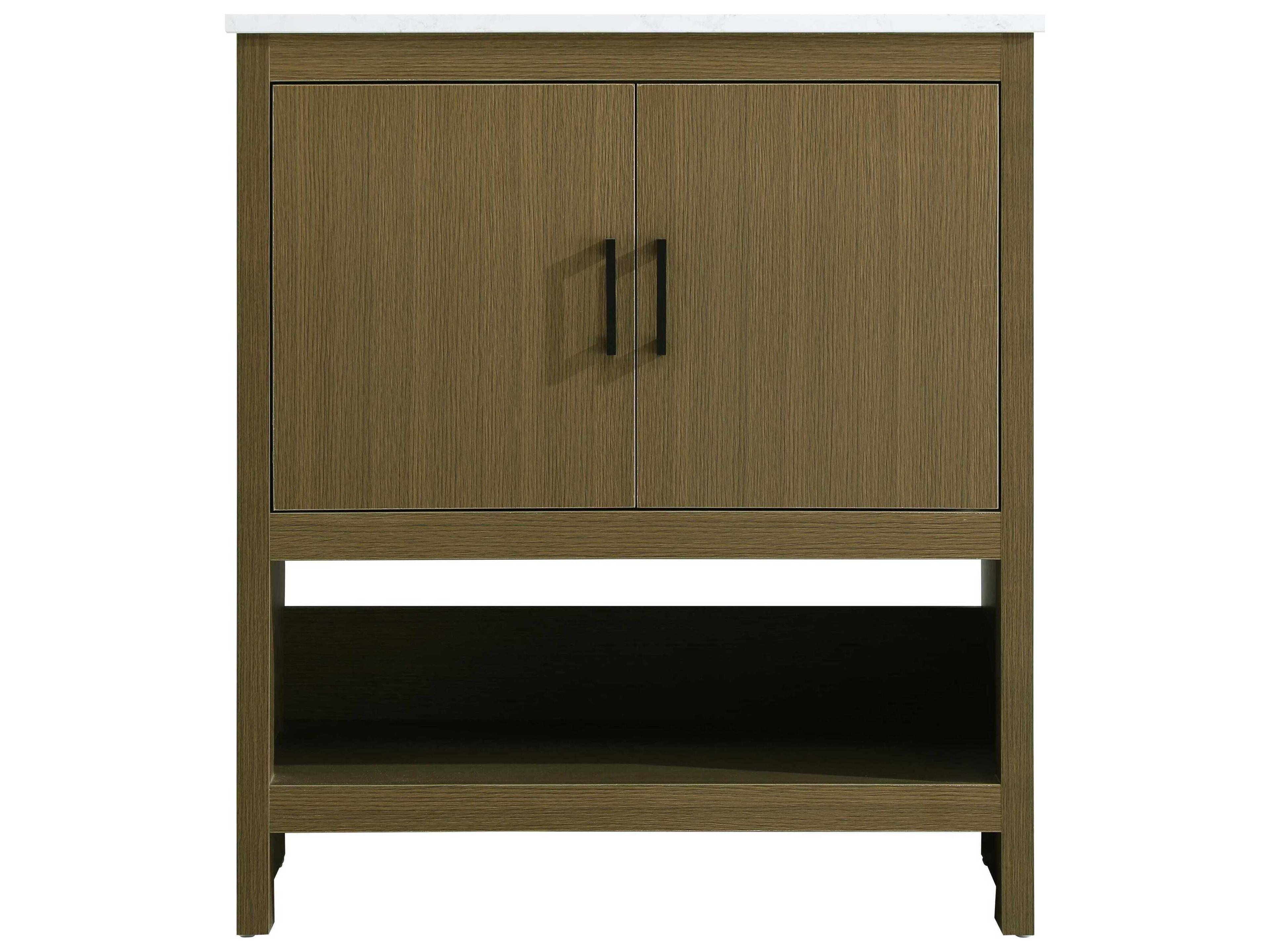 Elegant Lighting Ira Chestnut Brown 30" Vanity