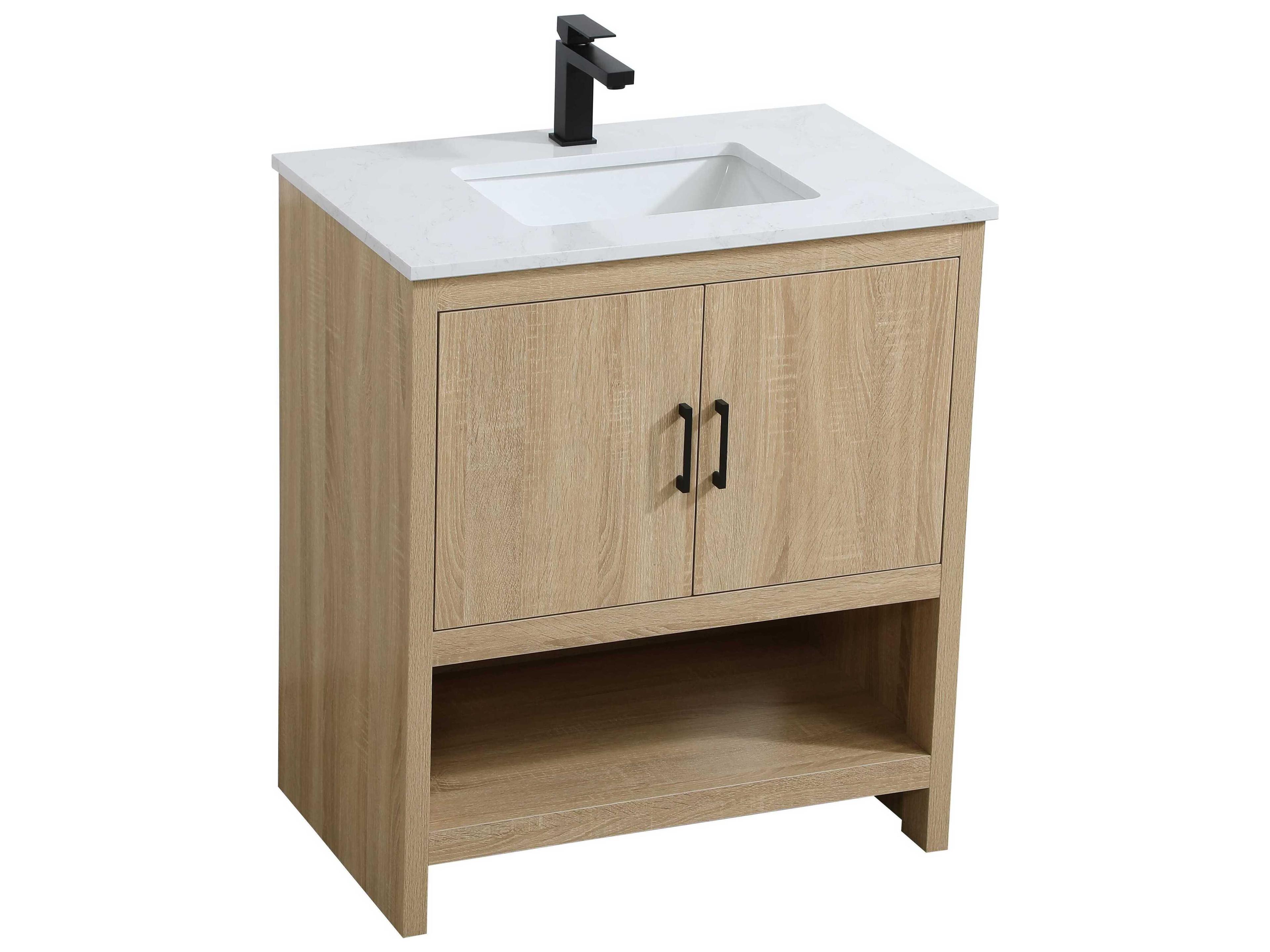 Elegant Lighting Ira Mango Wood 30" Vanity