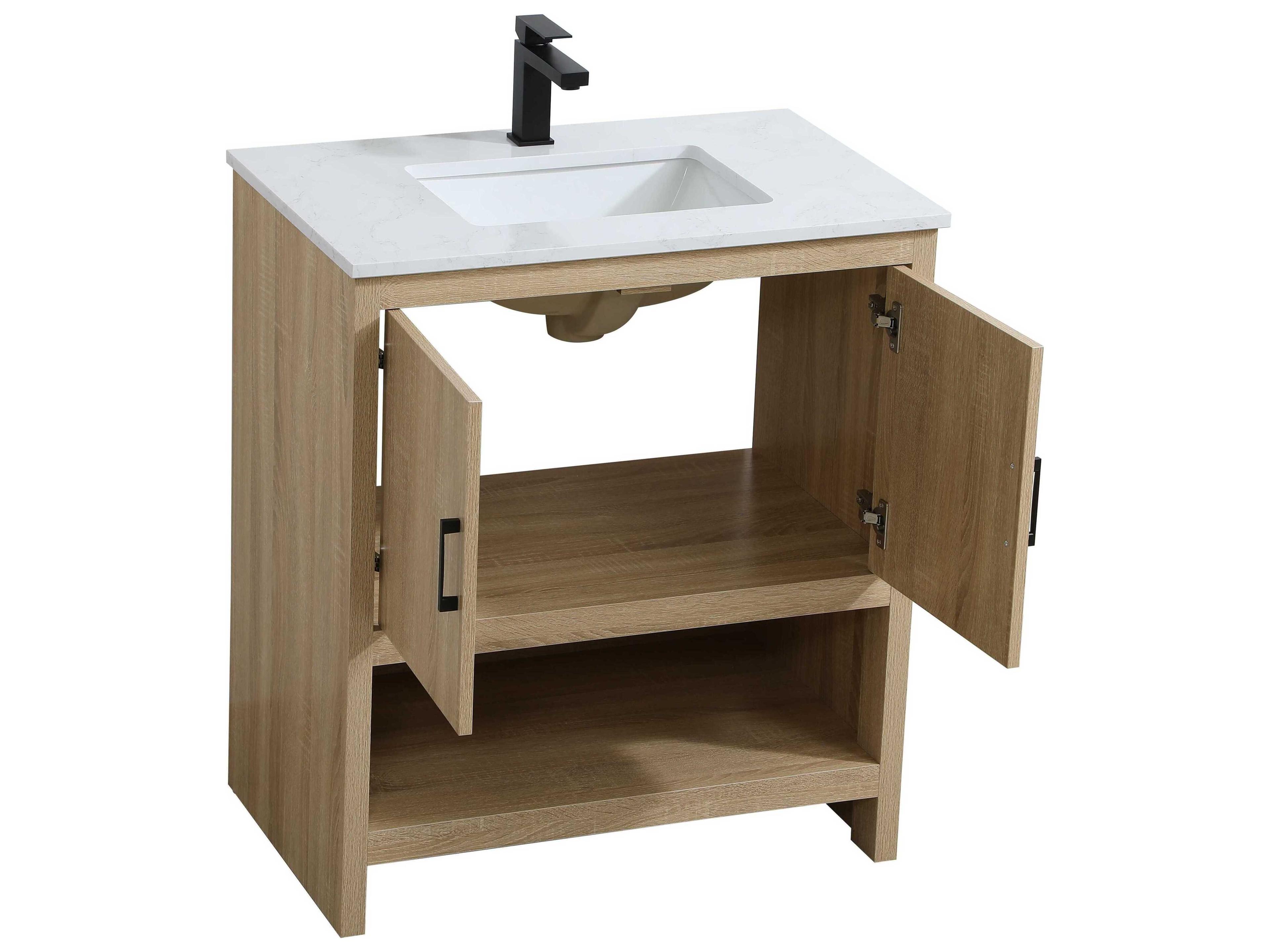 Elegant Lighting Ira Mango Wood 30" Vanity