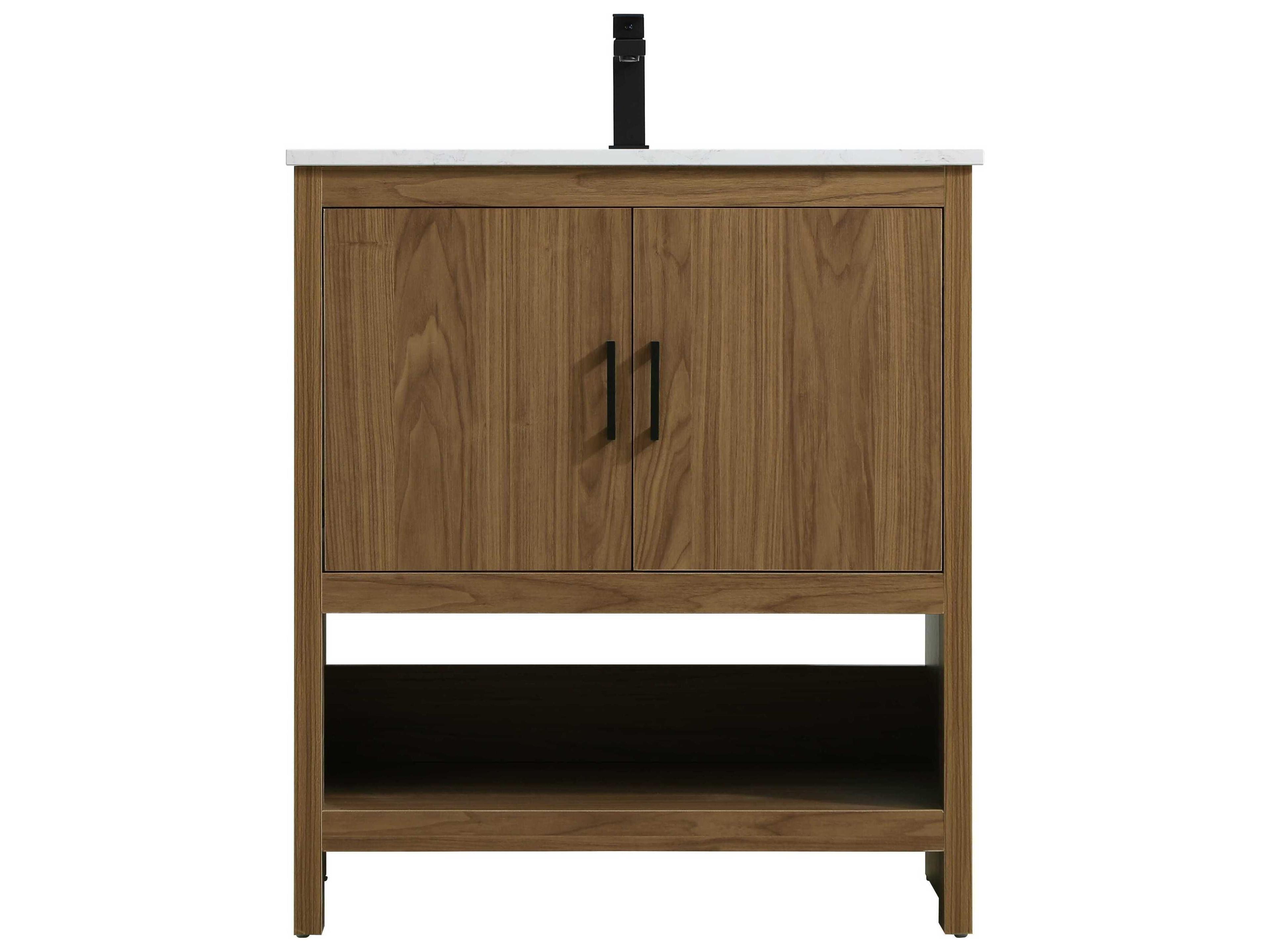 Ira Walnut Brown 30" Vanity