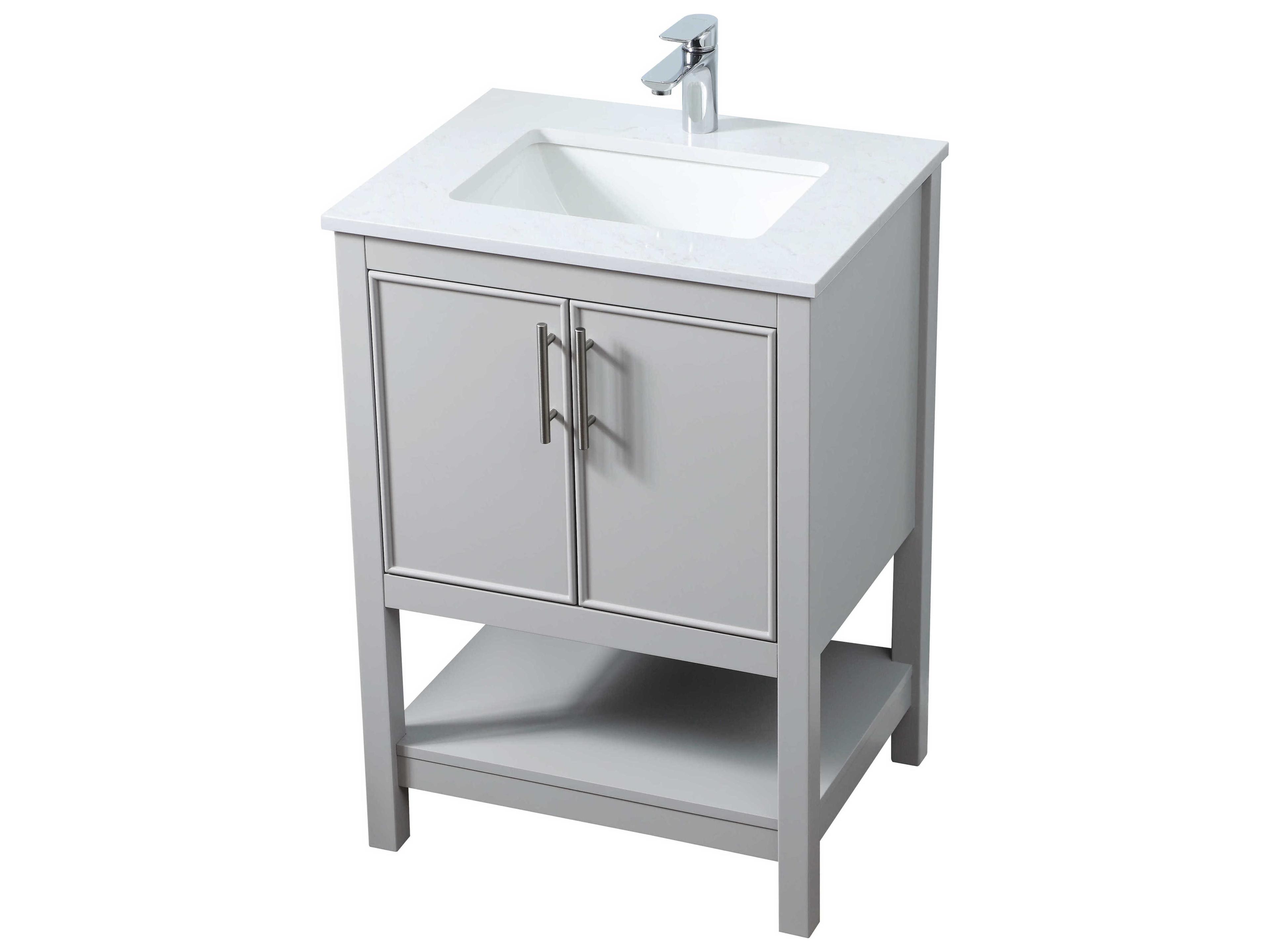 Elegant Lighting Everett Grey Vanity