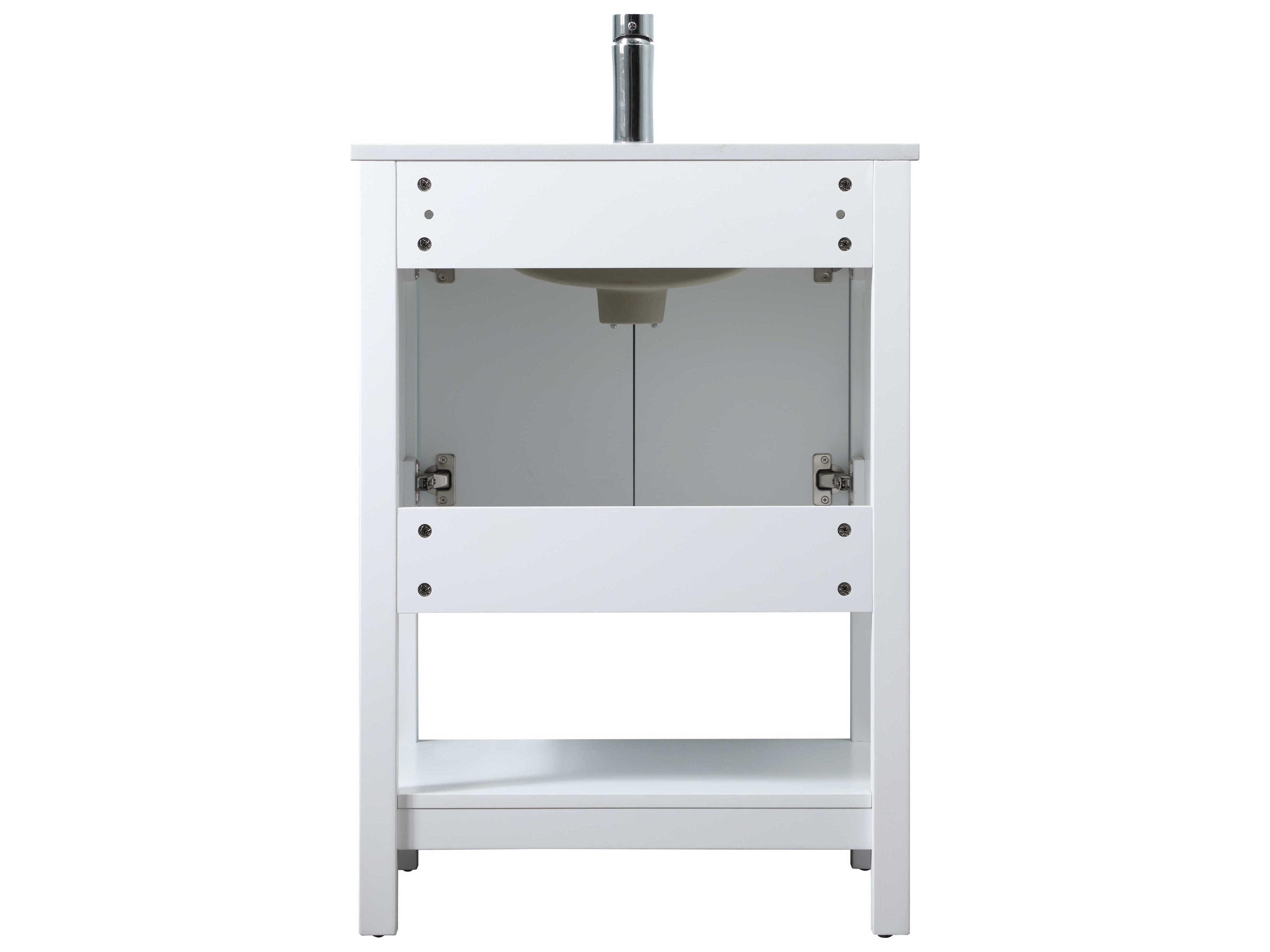 Elegant Lighting Everett White Vanity