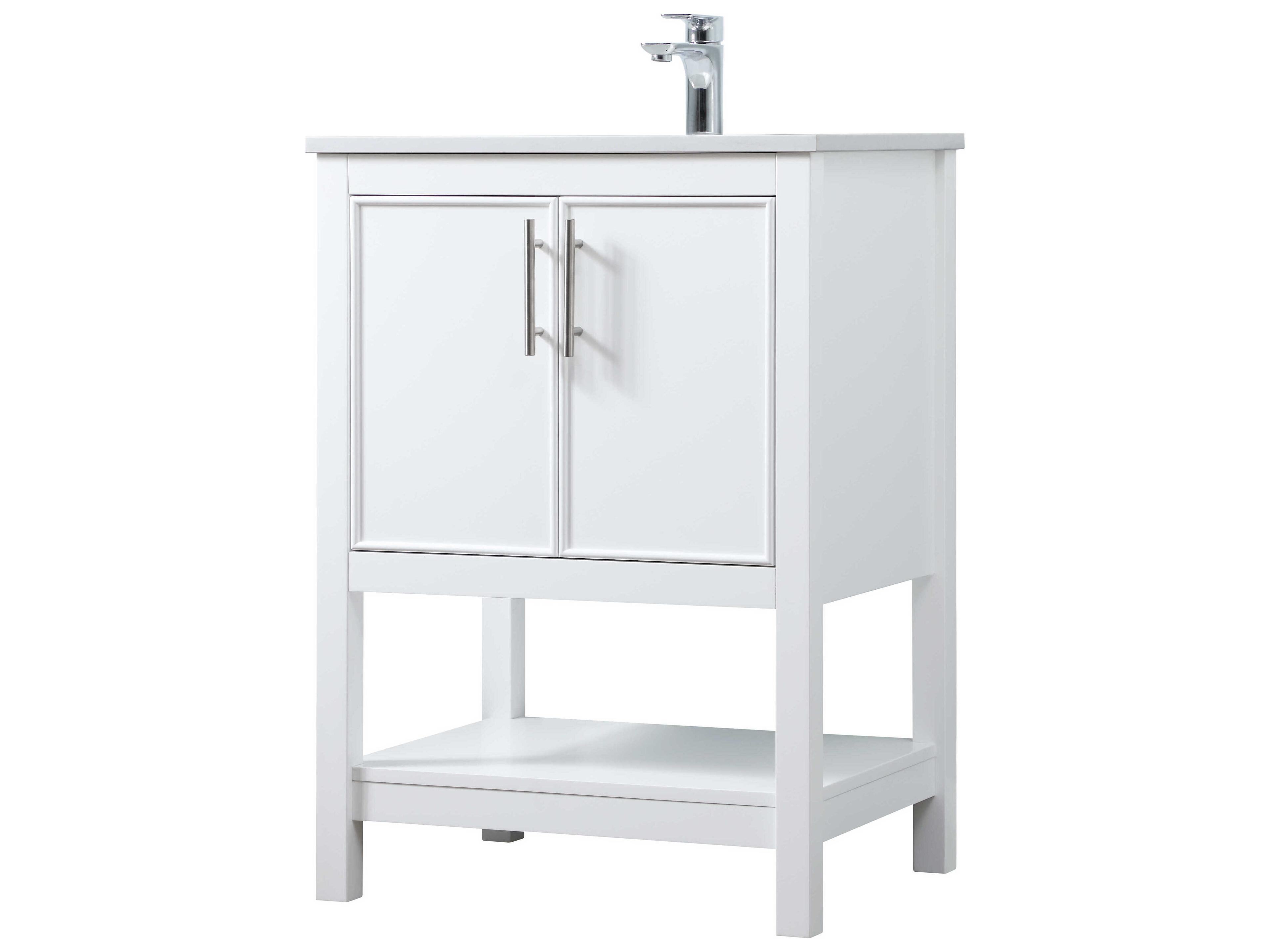 Elegant Lighting Everett White Vanity