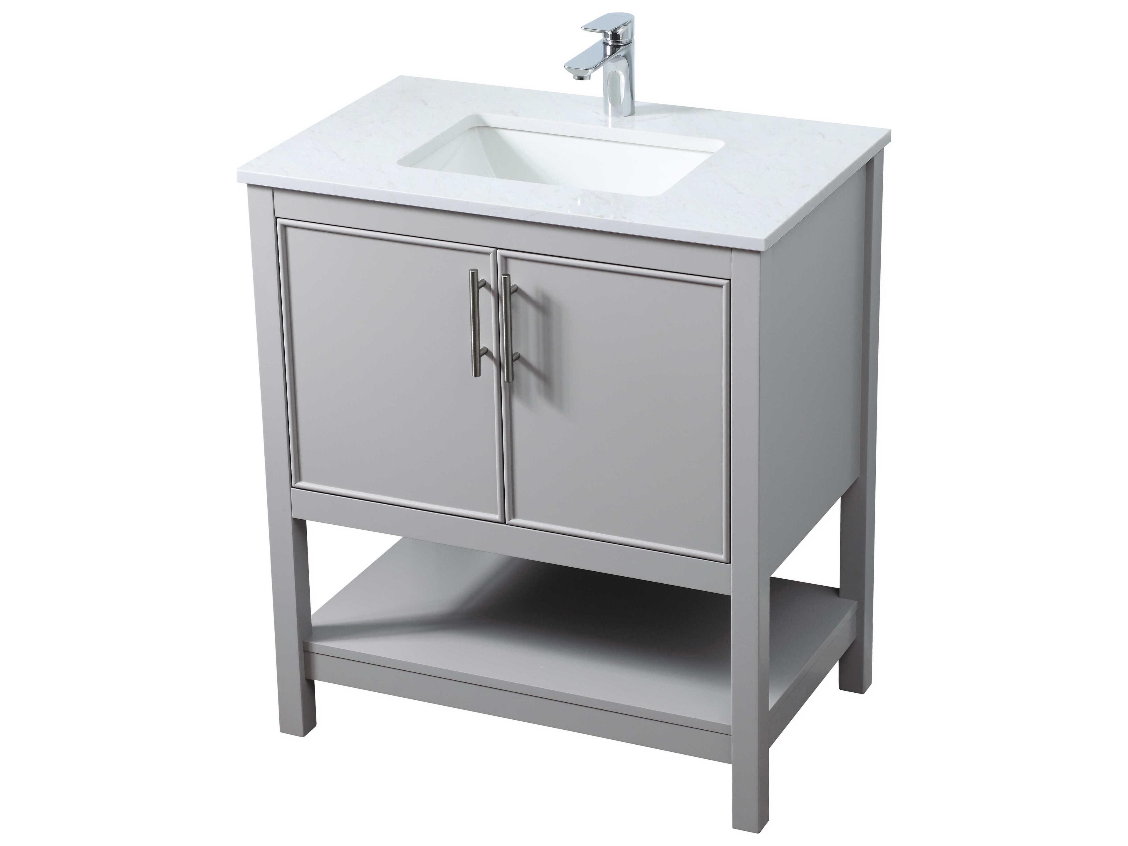 Elegant Lighting Everett Grey Vanity