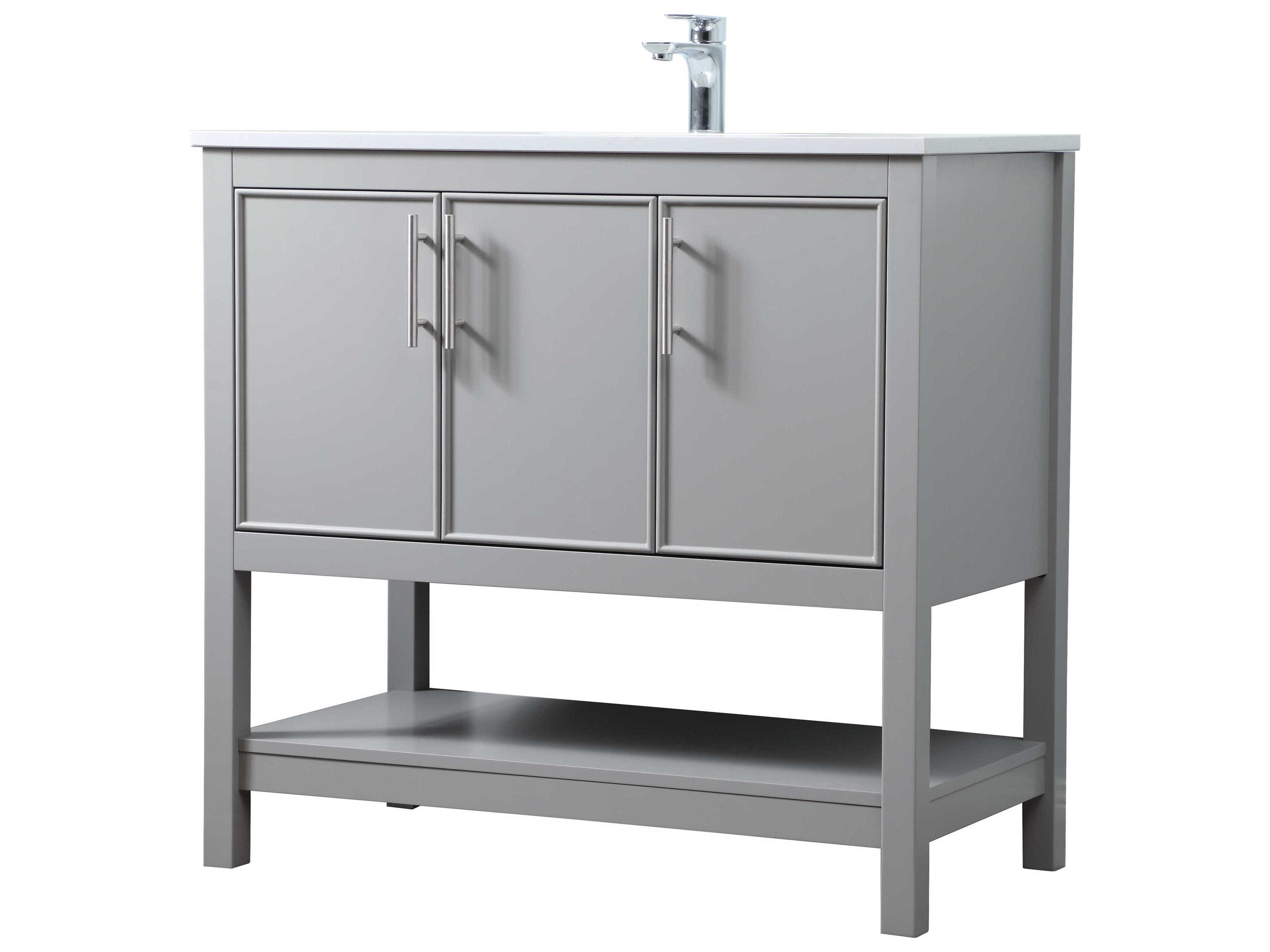 Elegant Lighting Everett Grey Vanity