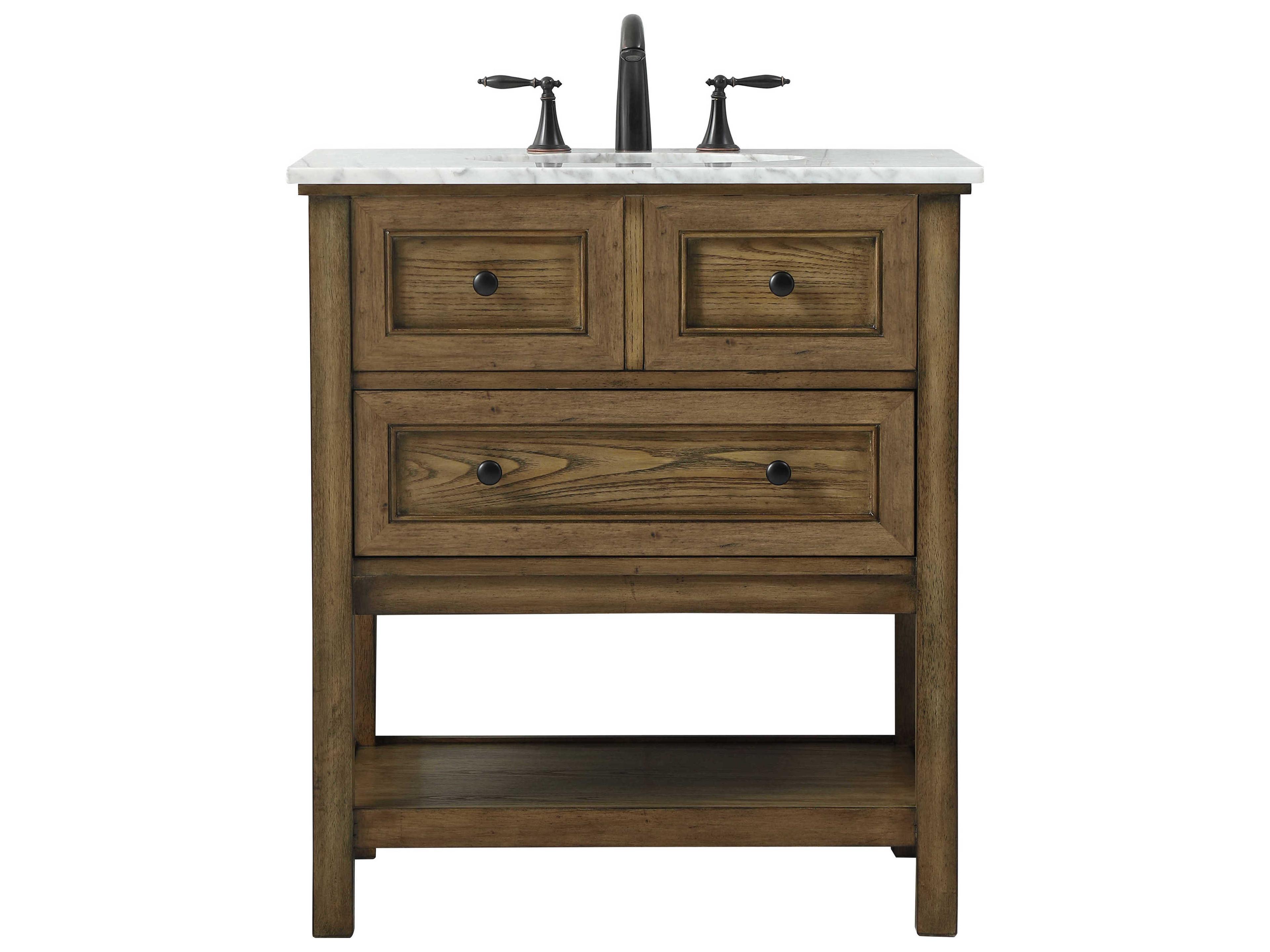 Metropolis Single Vanity 30-Inch Driftwood