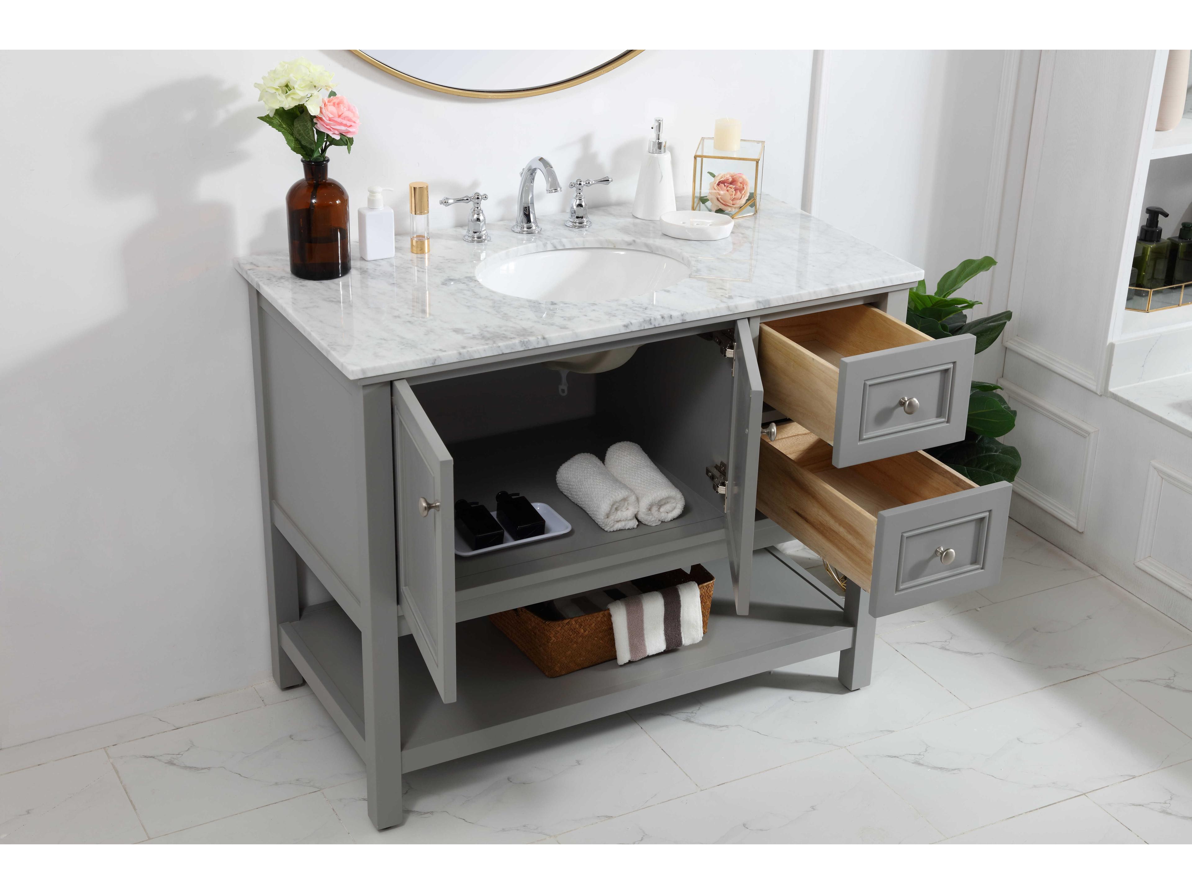 Elegant Lighting Metropolis Grey 42" Vanity