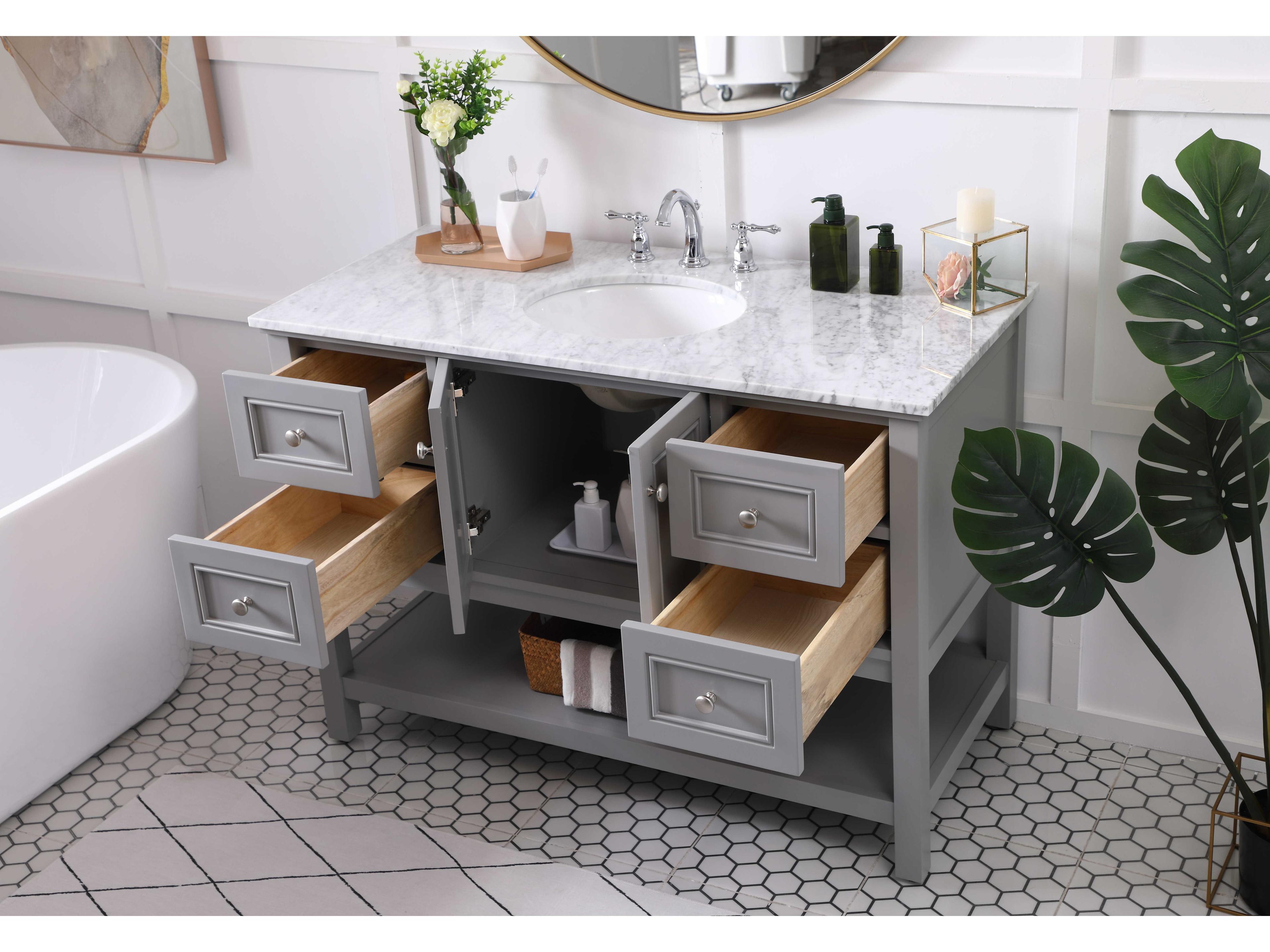 Elegant Lighting Metropolis Grey 48" Vanity