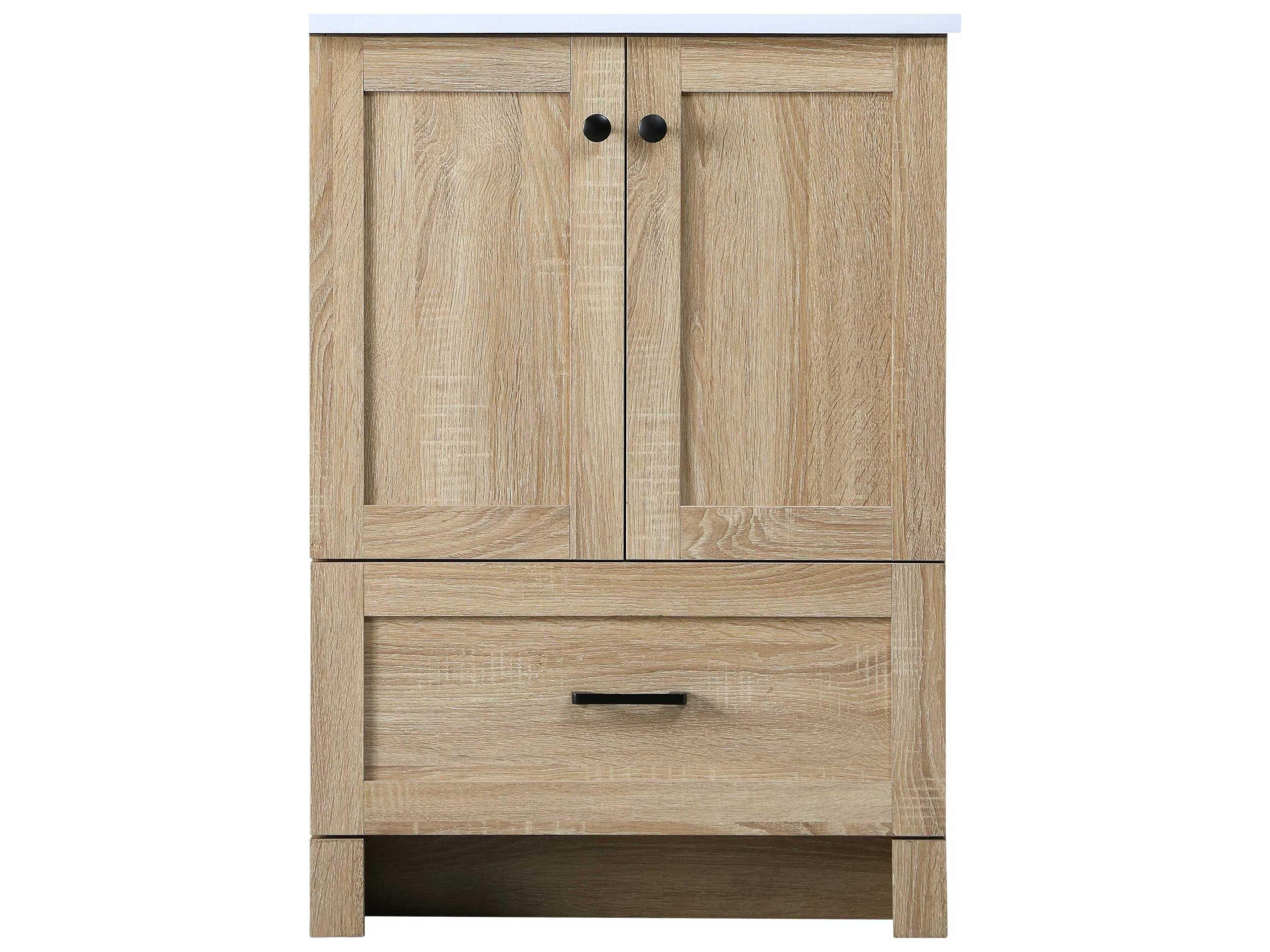 Elegant Lighting Soma 24" Mango Wood Vanity