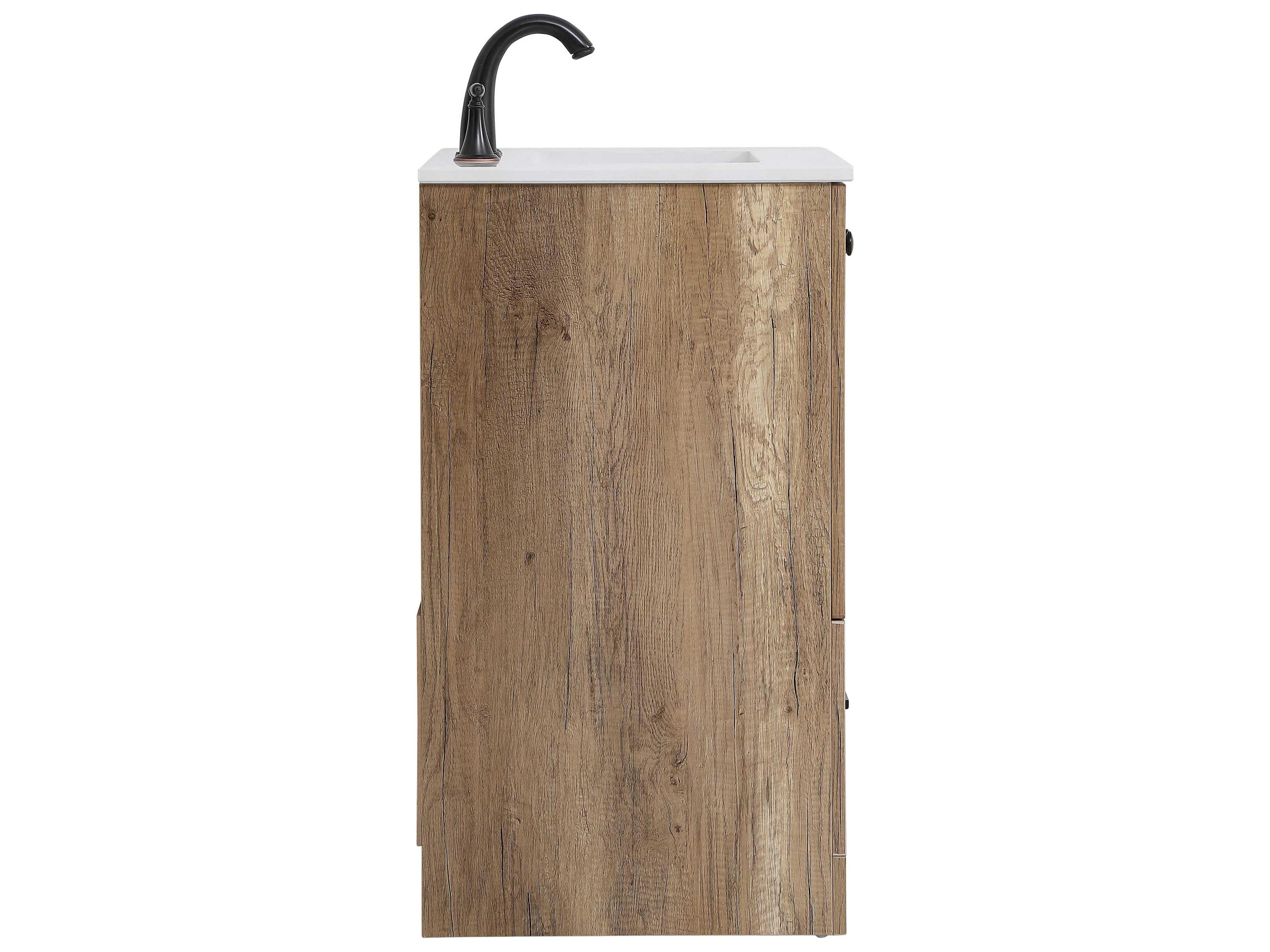 Elegant Lighting Soma Natural Oak 24" Vanity