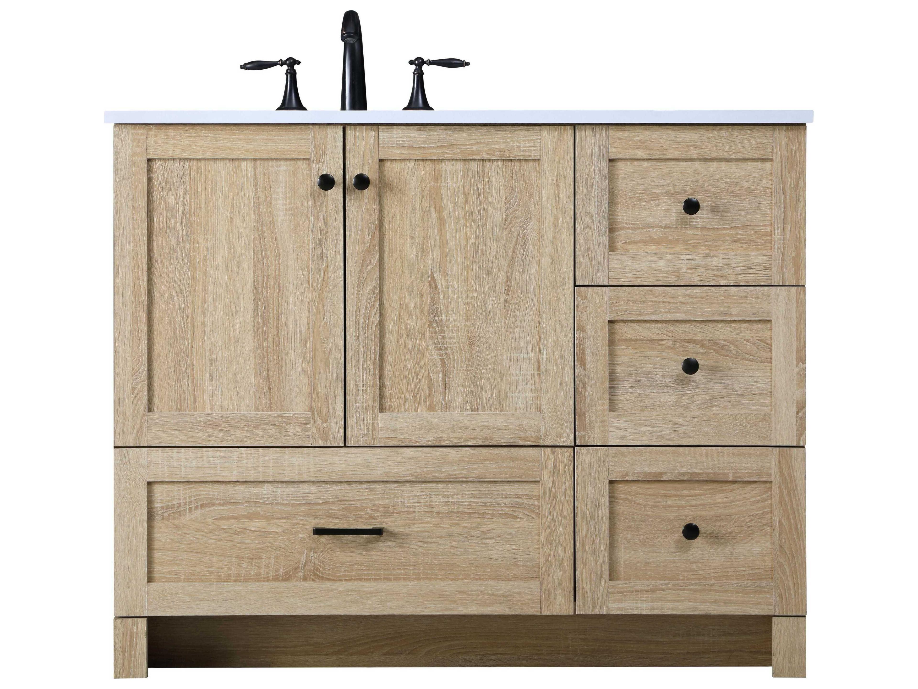 Soma 42 Inch Single Bathroom Vanity in Mango Wood