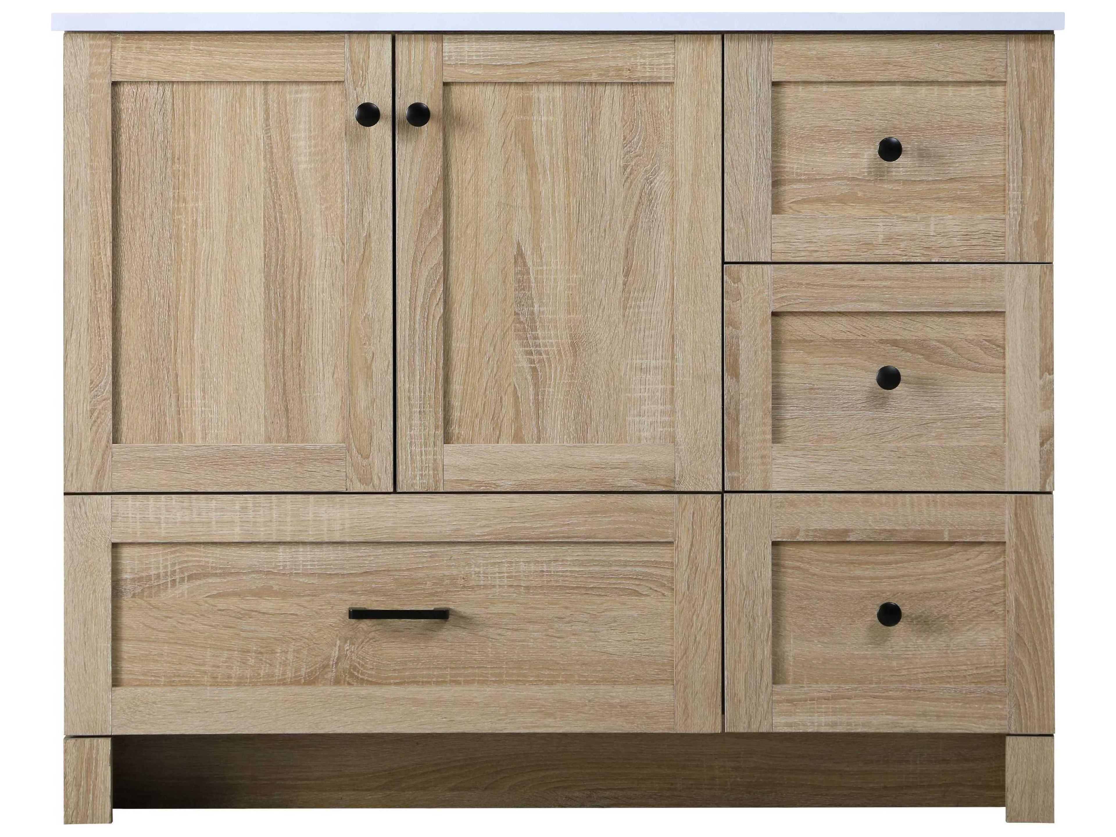 Elegant Lighting Soma 42" Mango Wood Vanity