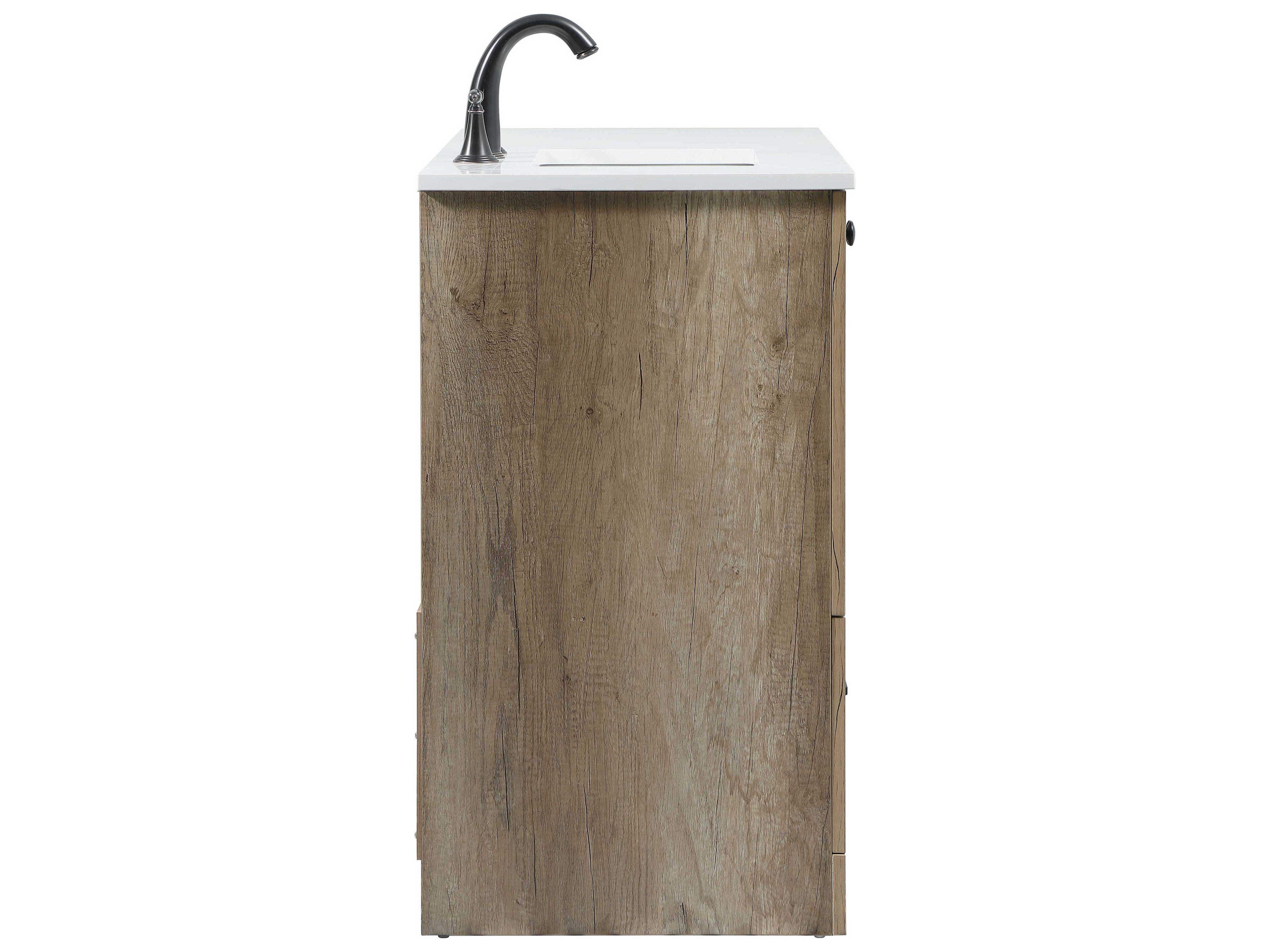 Elegant Lighting Soma Natural Oak 42" Vanity