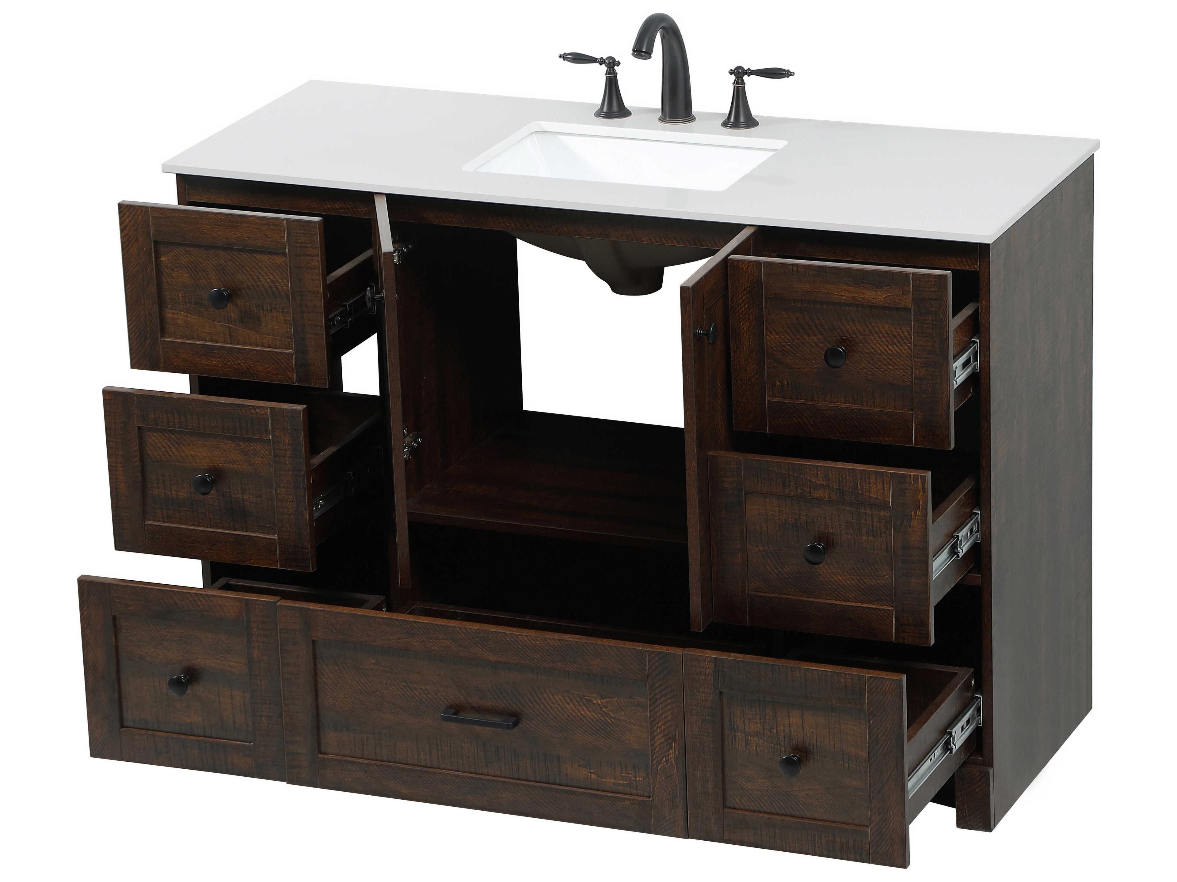 Elegant Lighting Soma Expresso 48" Vanity