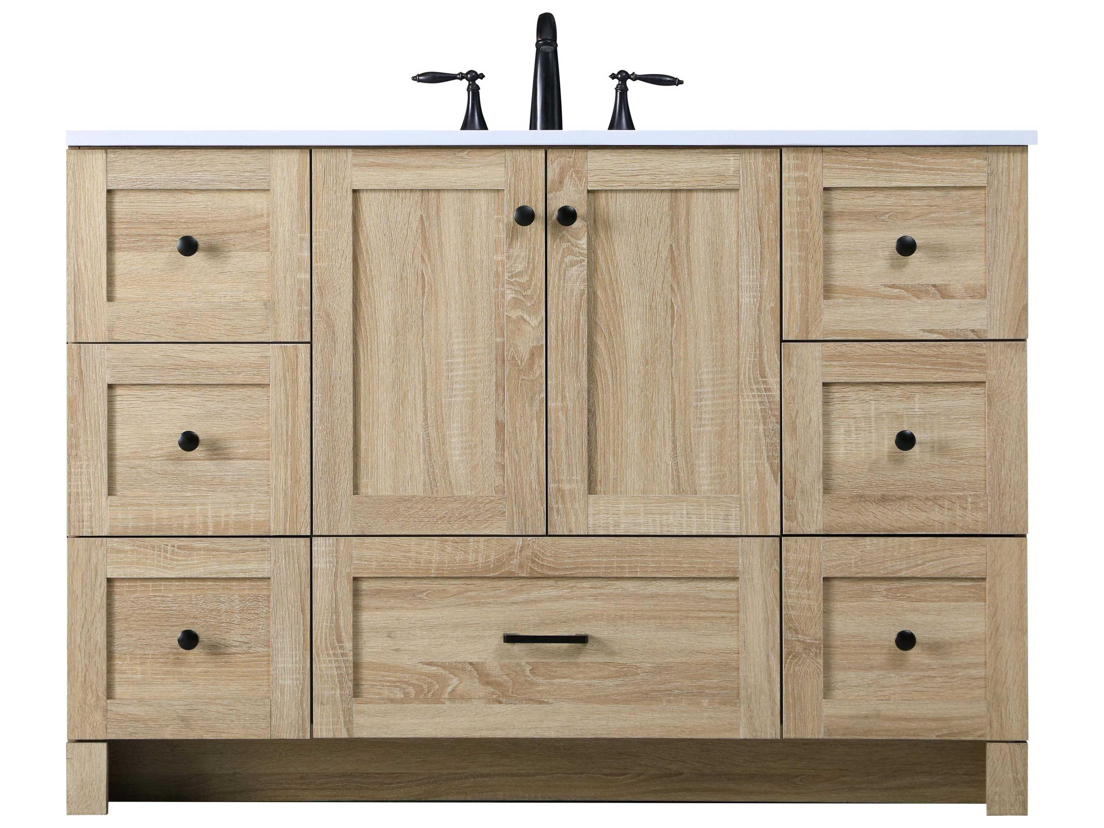 Soma 48 Inch Single Vanity Set in Mango Wood