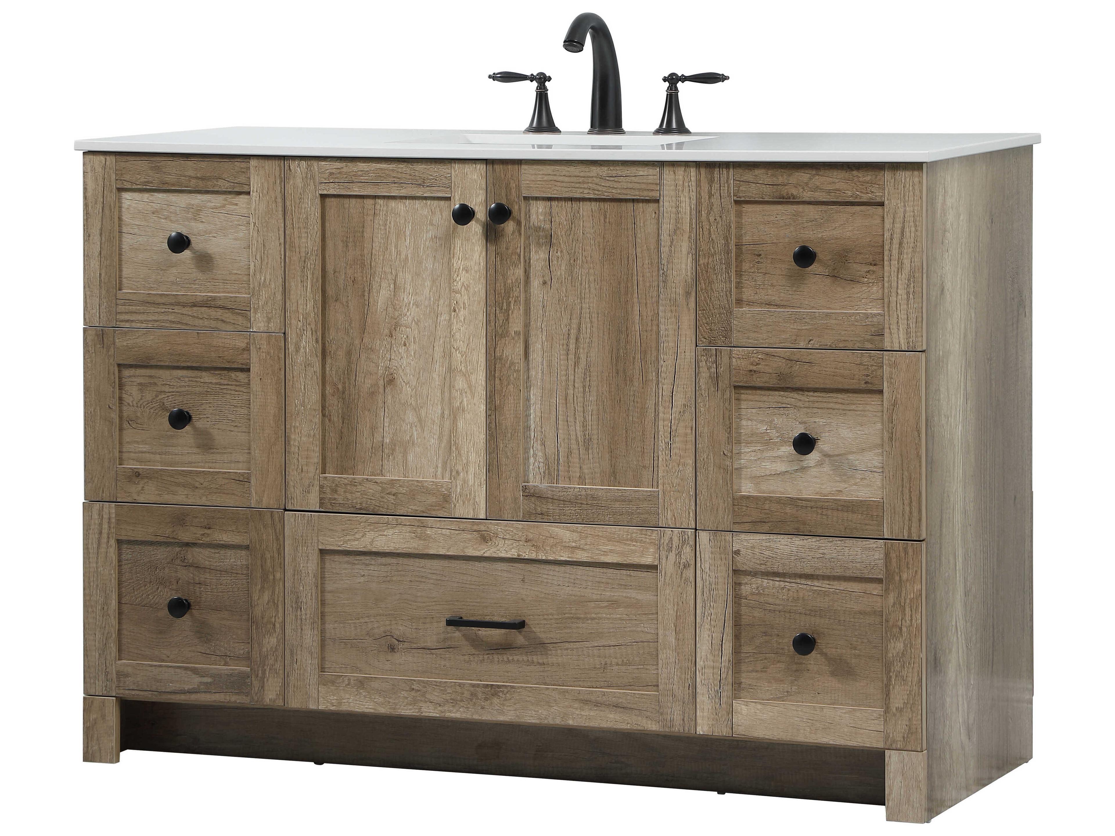 Elegant Lighting Soma Natural Oak 48" Vanity