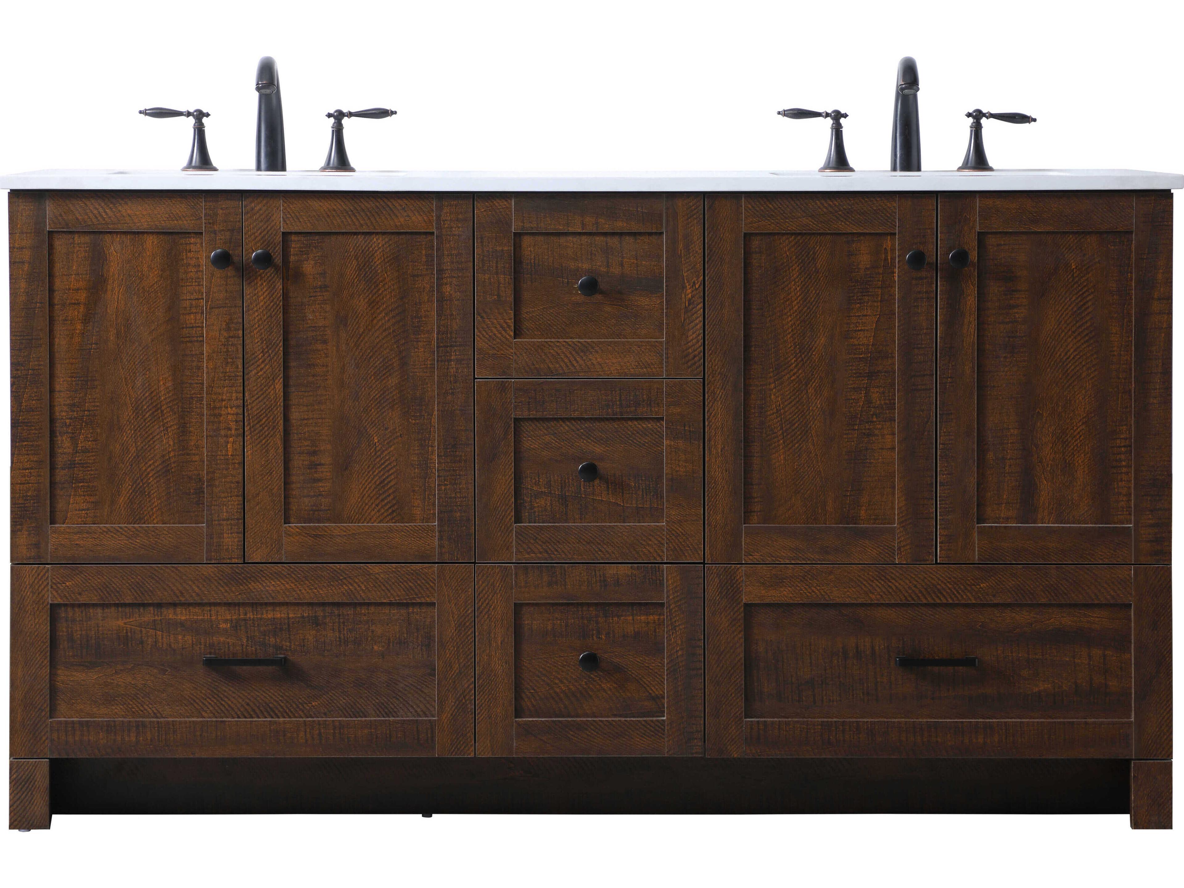 Soma 60-inch Double Vanity in Expresso