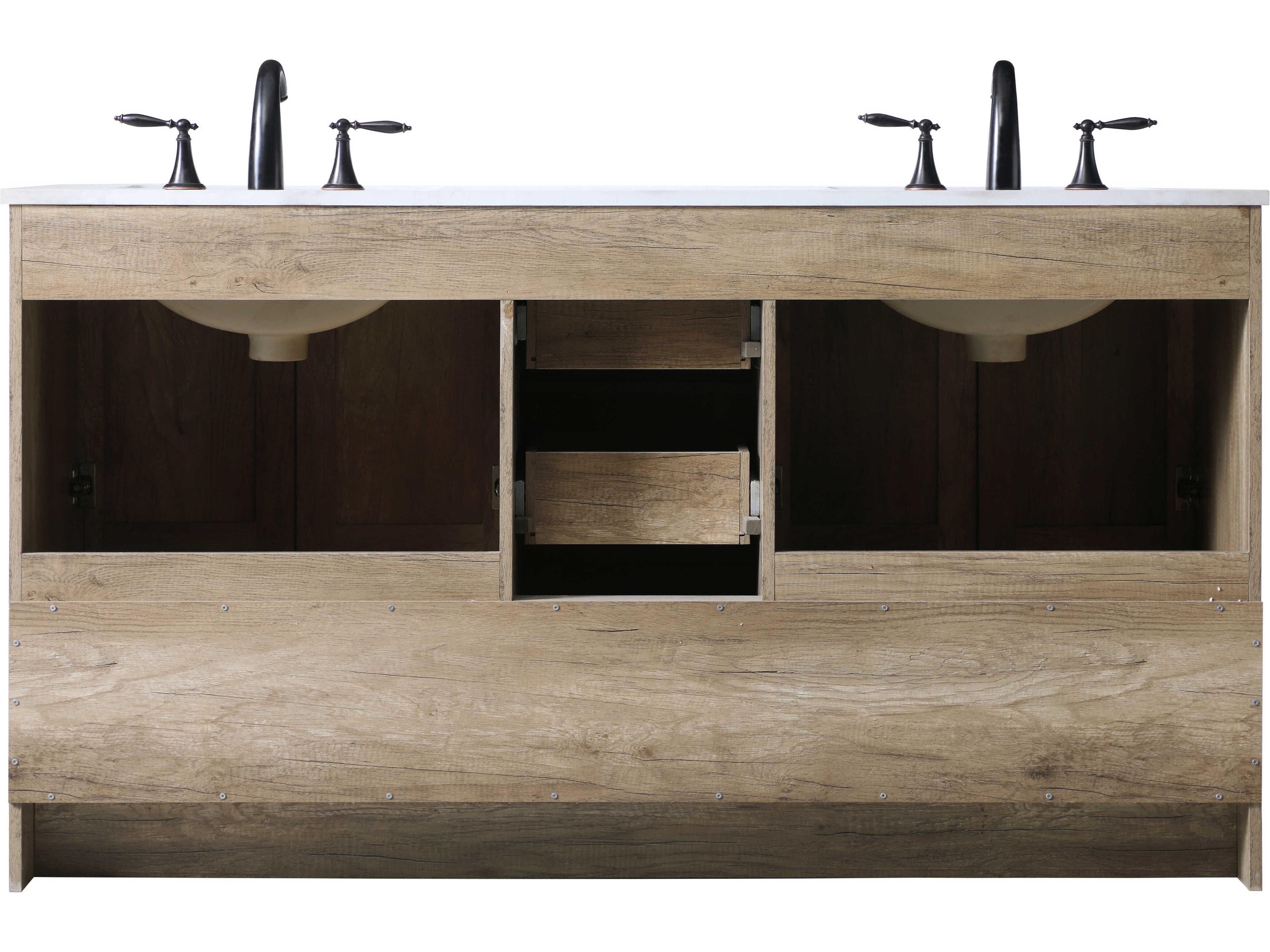 Elegant Lighting Soma Natural Oak Vanity