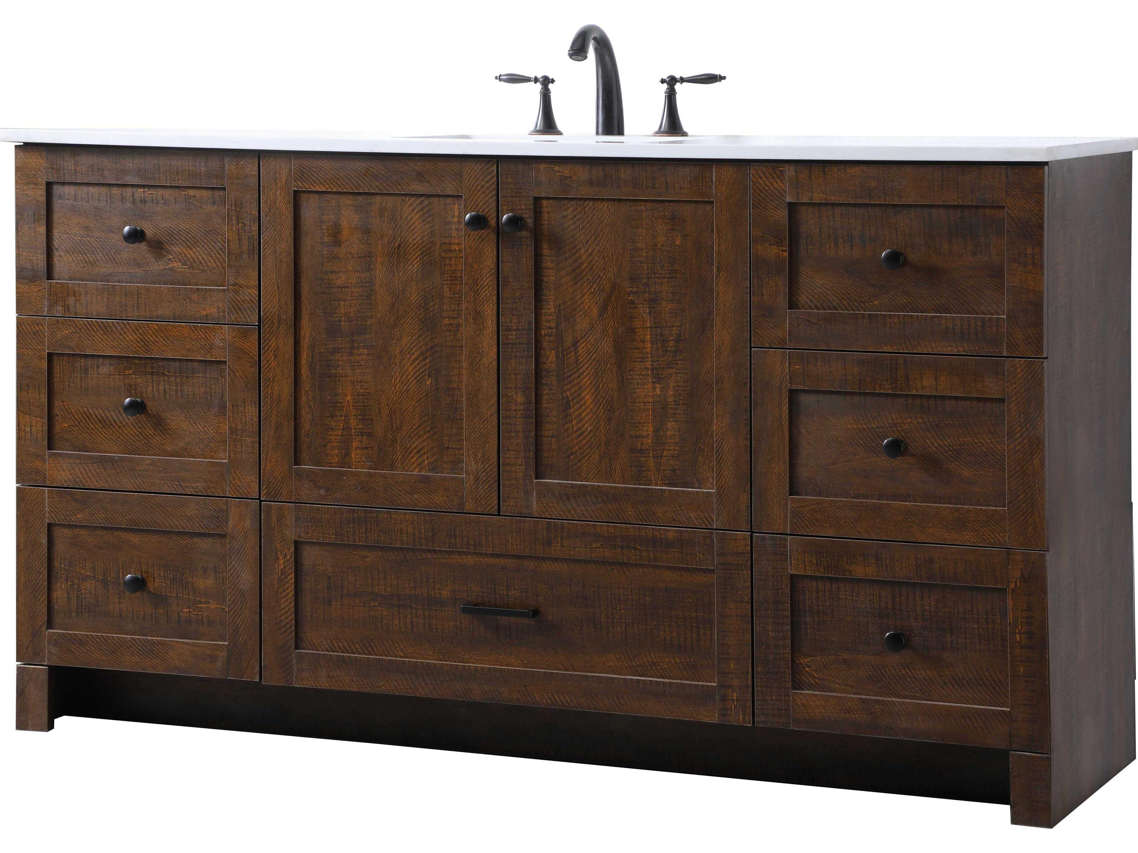 Elegant Lighting Soma Expresso 60" Vanity