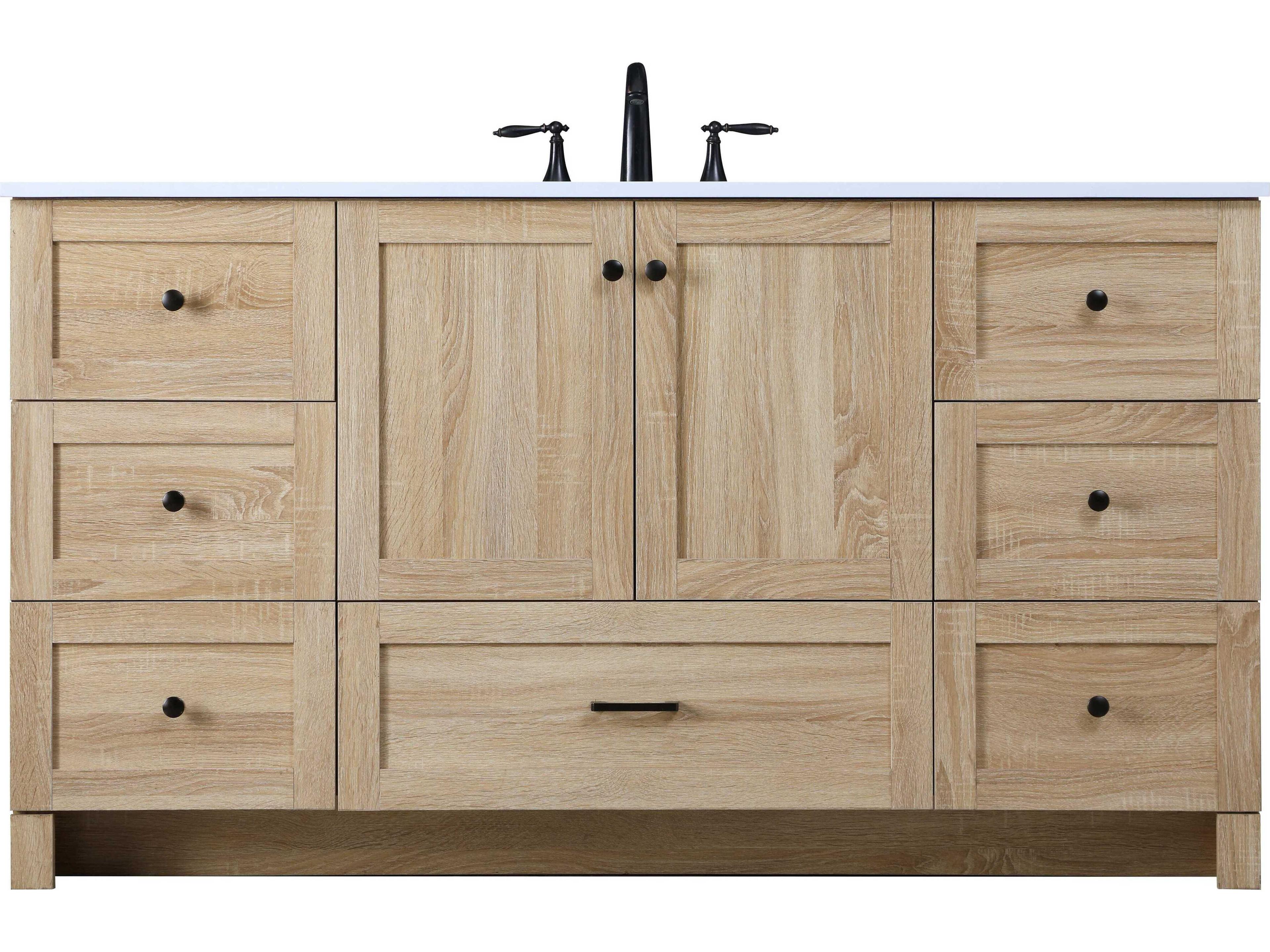 Soma 60 Inch Single Bathroom Vanity in Mango Wood