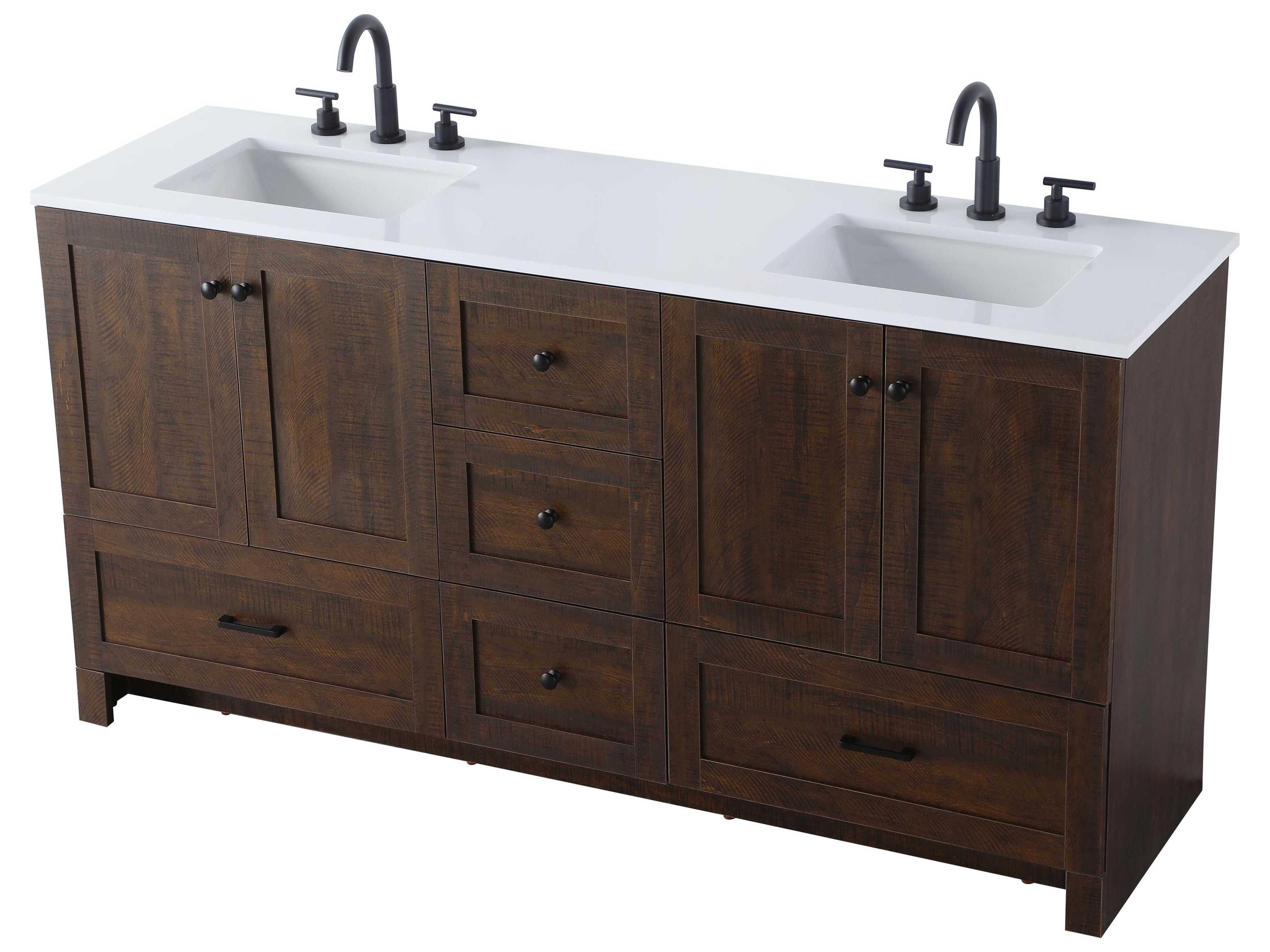 Elegant Lighting Soma Expresso Vanity