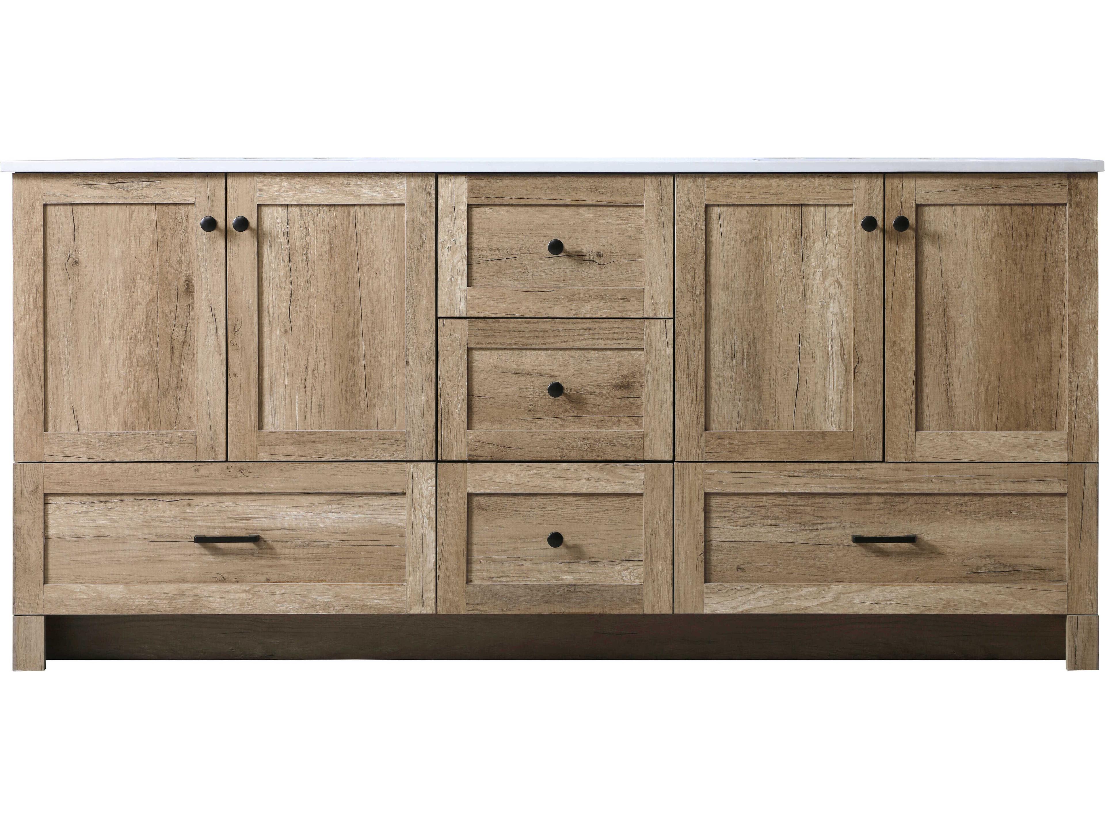 Elegant Lighting Soma Natural Oak Vanity